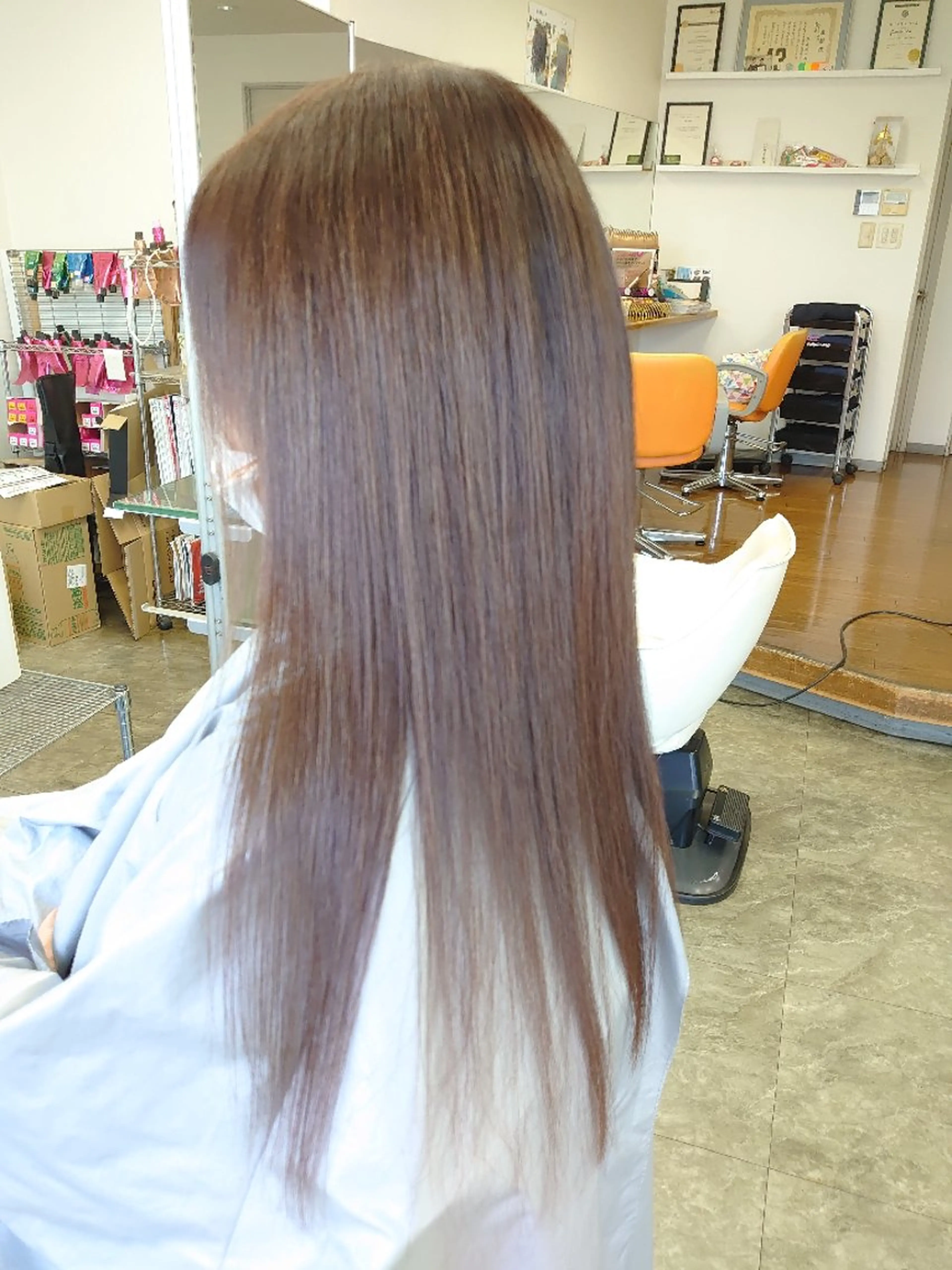 ロング 石井 潤一のヘアスタイル