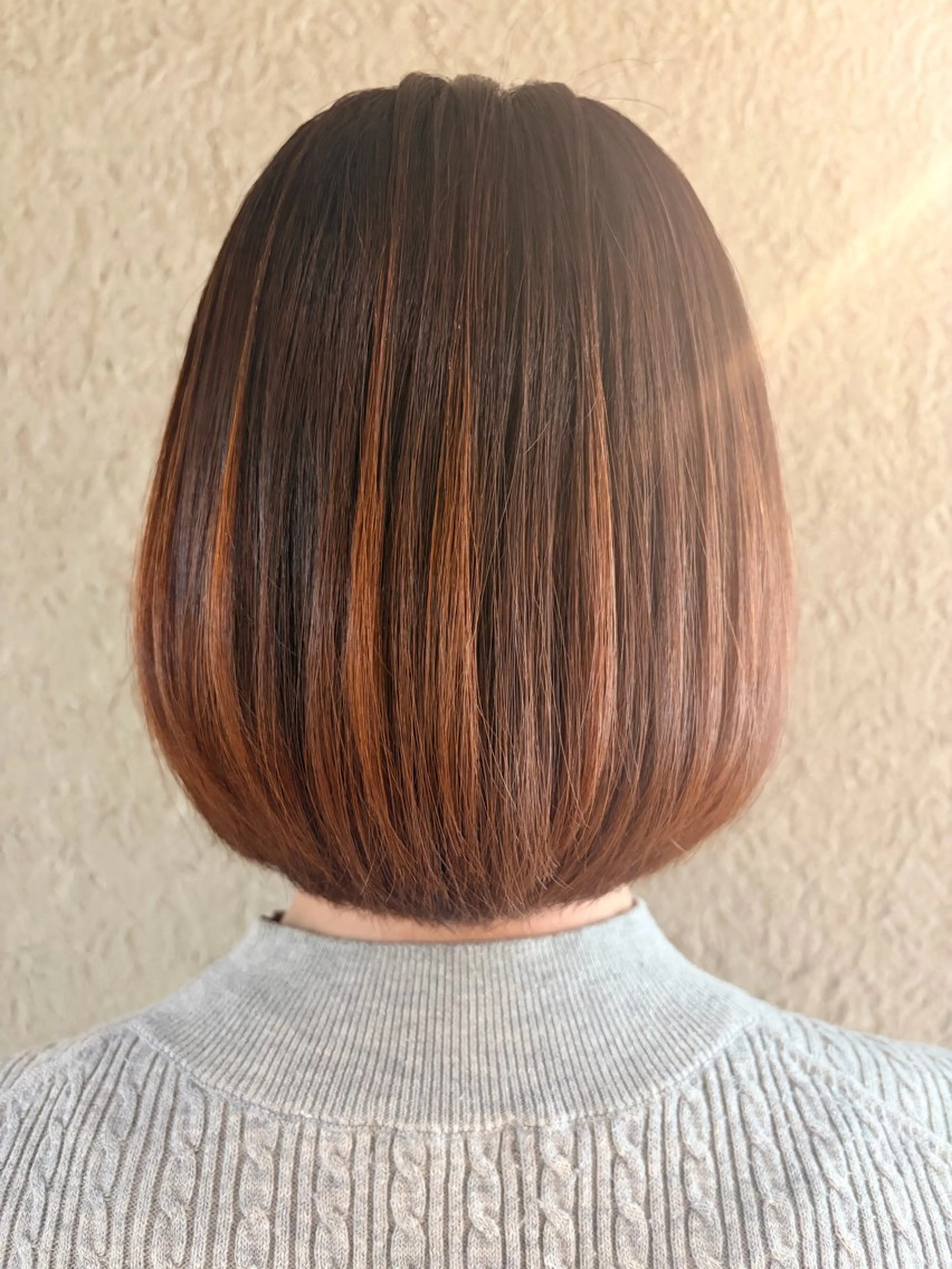 ミディアム Heart box 仲嶺　瑠輝のヘアスタイル