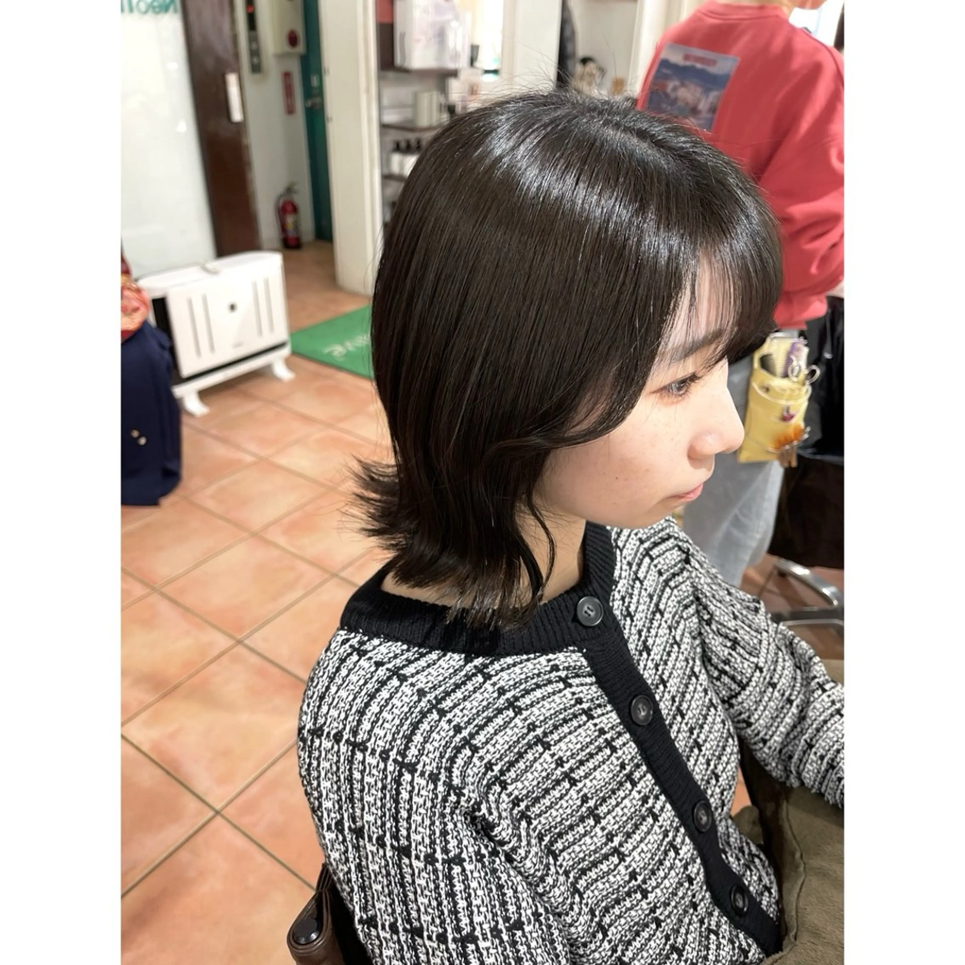 ミディアム カラー ヘアアレンジ カット ヘアカラー トリートメント 🦋エクステ/透明感 カラー🦋宮川莉央のヘアスタイル