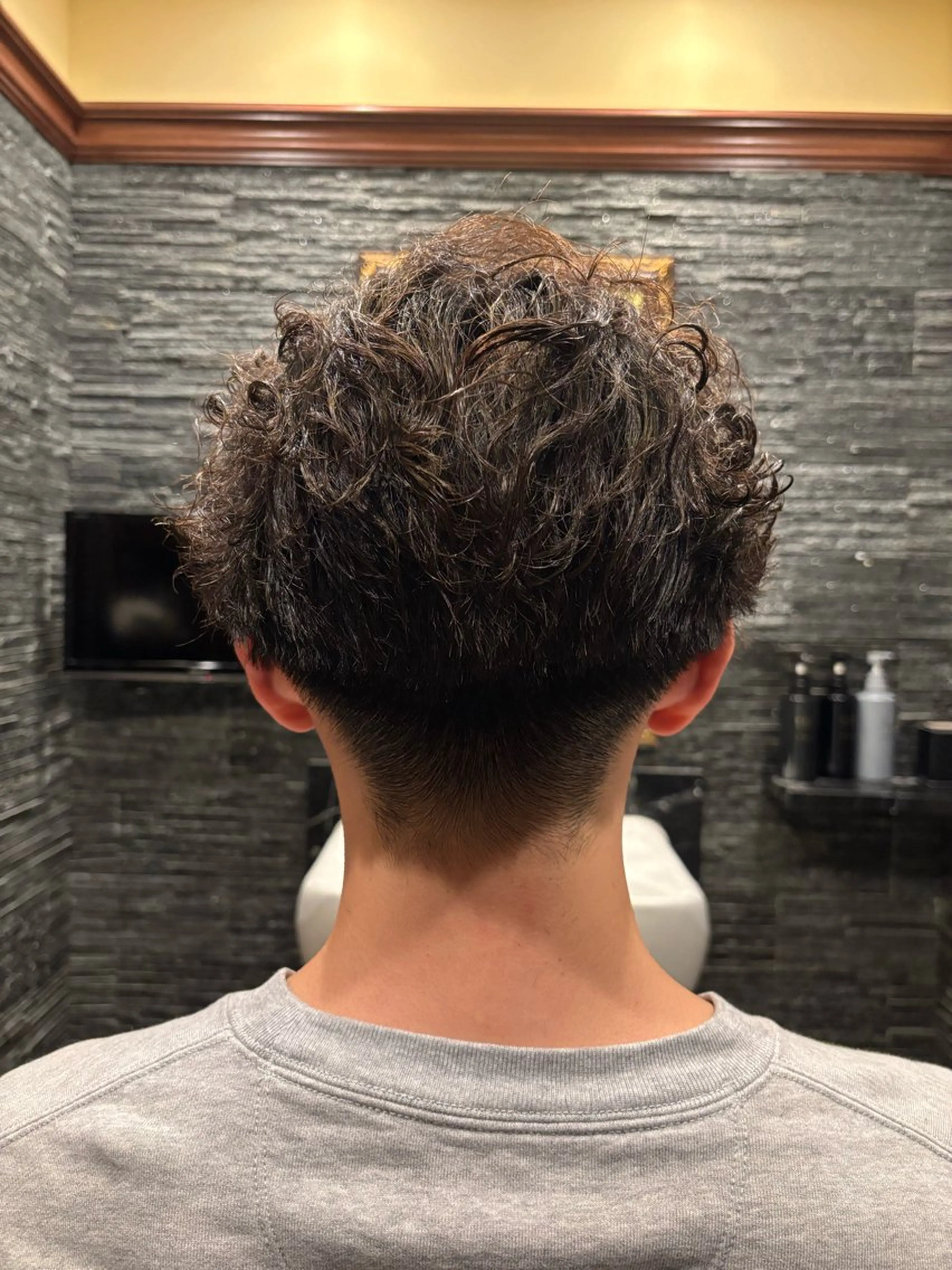 ミディアム 小松 美雄のヘアスタイル