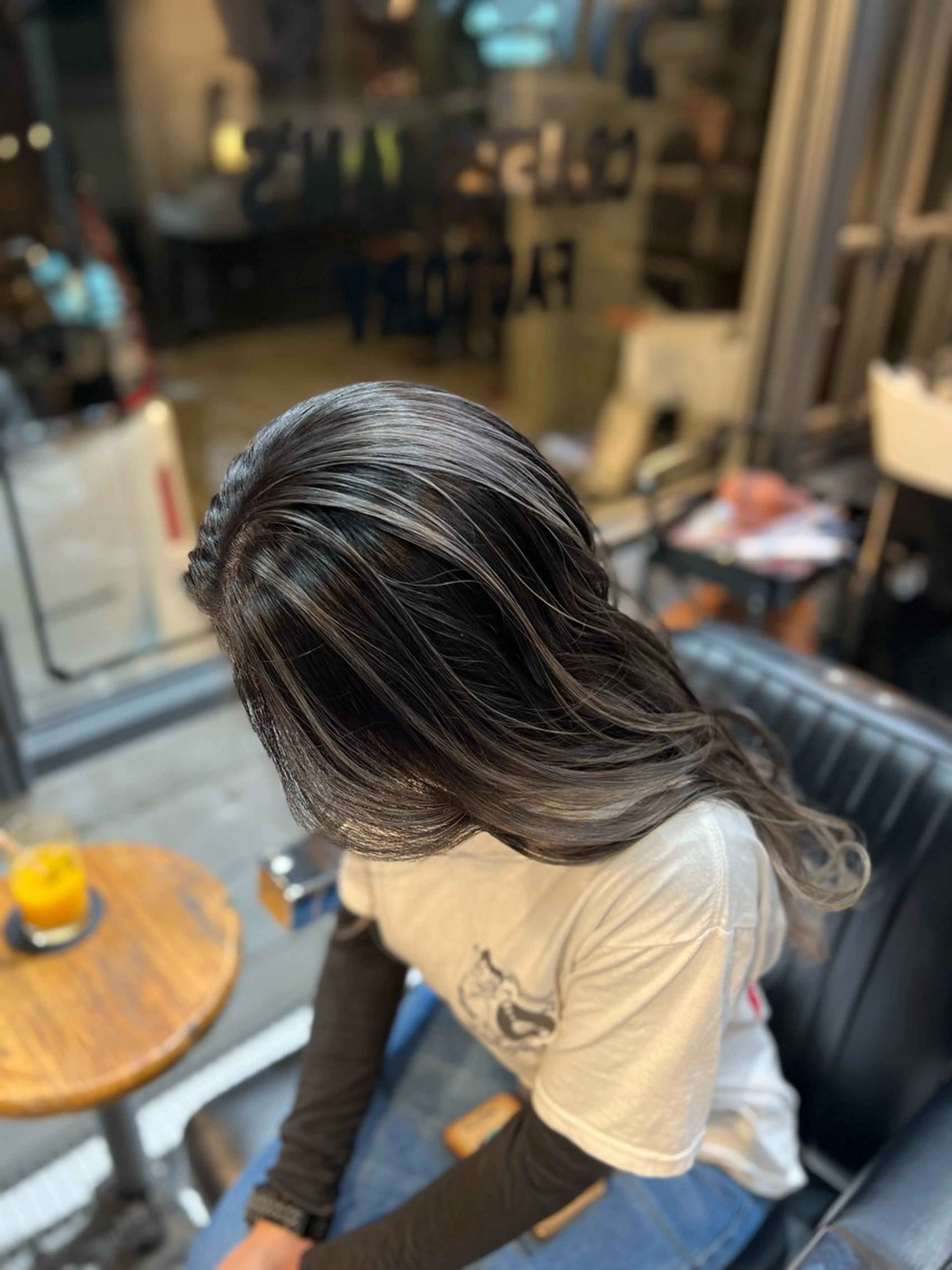 セミロング カラー メンズNo.1💥 ユウトのヘアスタイル