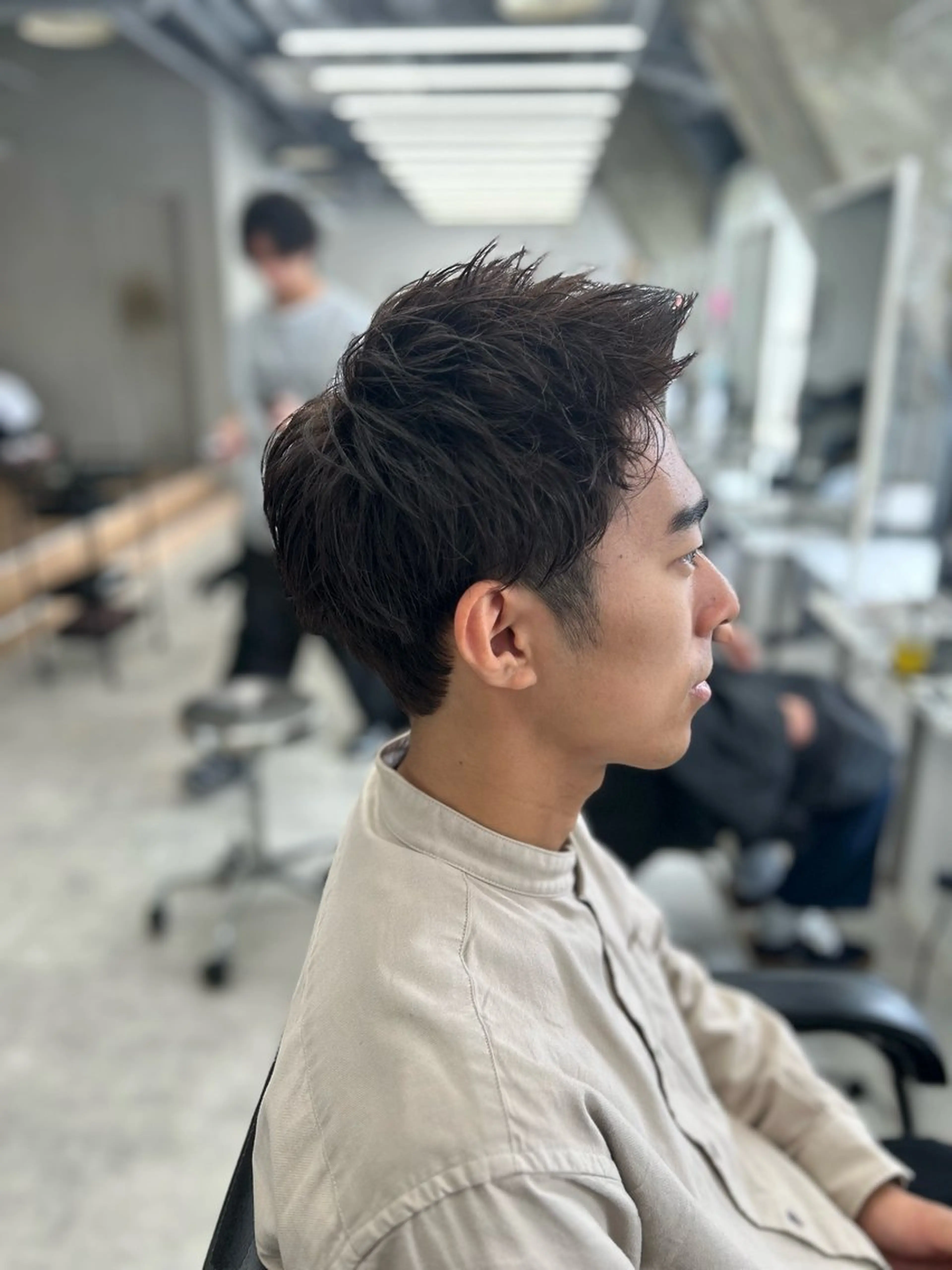 ショート カラー メンズ カットモデル募集中 新潟万代/ 蒼太朗のヘアスタイル