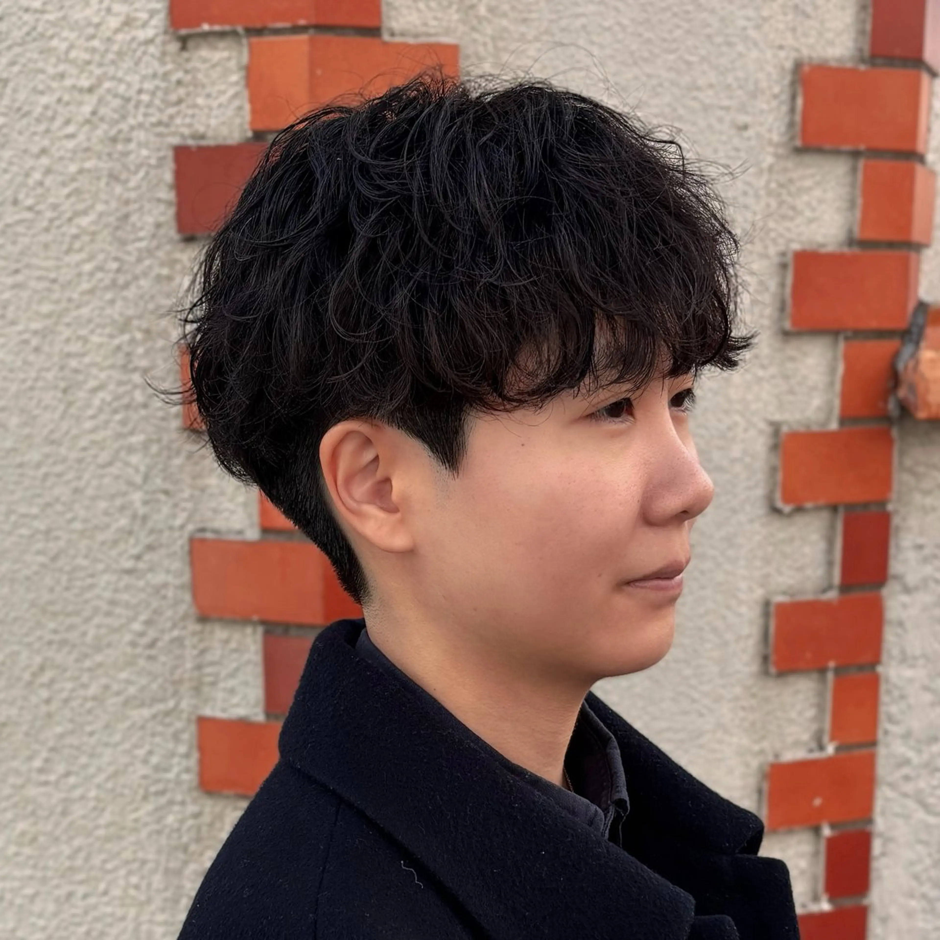 ミディアム パーマ メンズ homme, famille raugh【オム・ファミーユ・ラグ】所属・【メンズ特化】パーマ /マッシュ/ヨシダのヘアスタイル