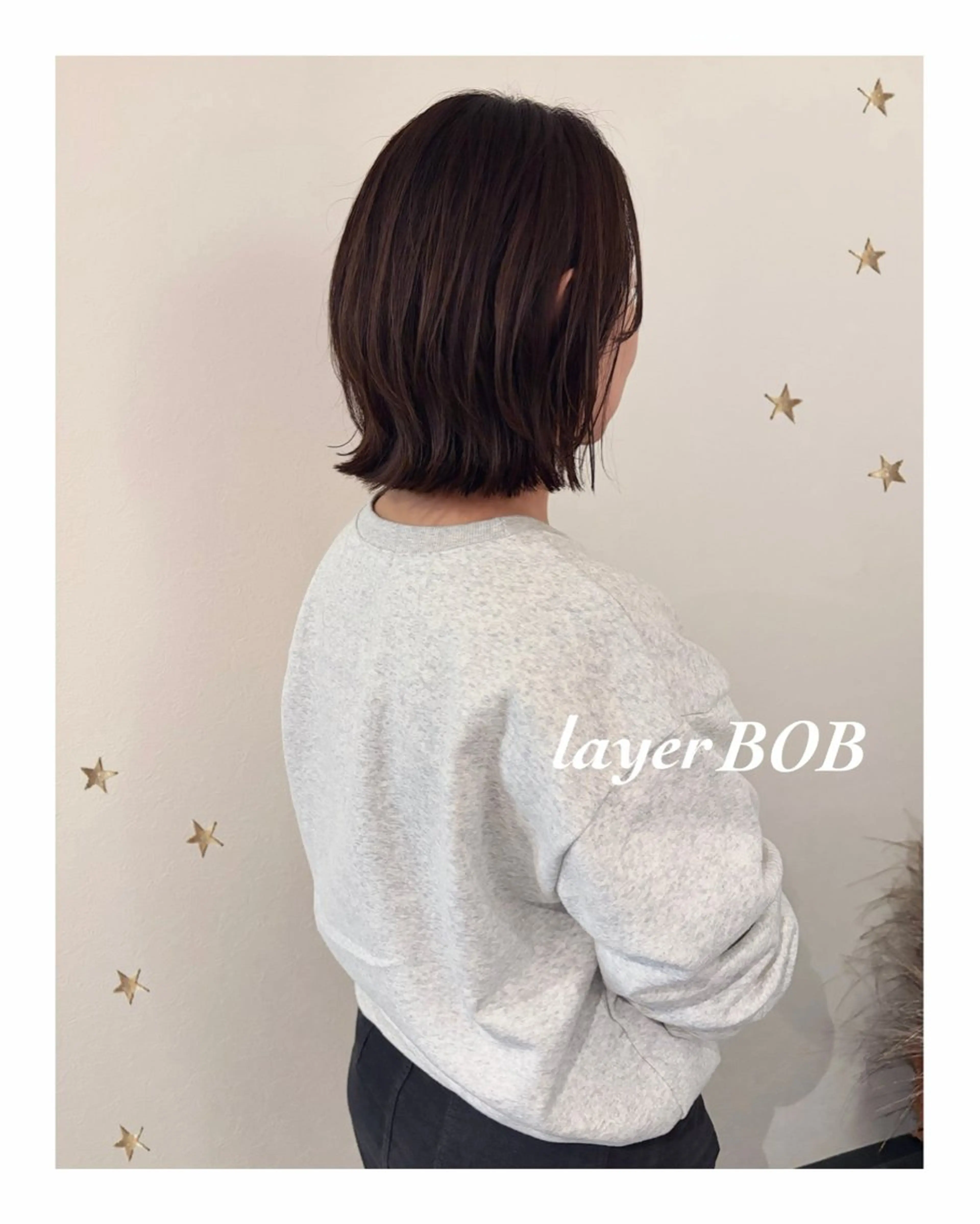 ミディアム カラー カット ヘアカラー 市川 千夏のヘアスタイル