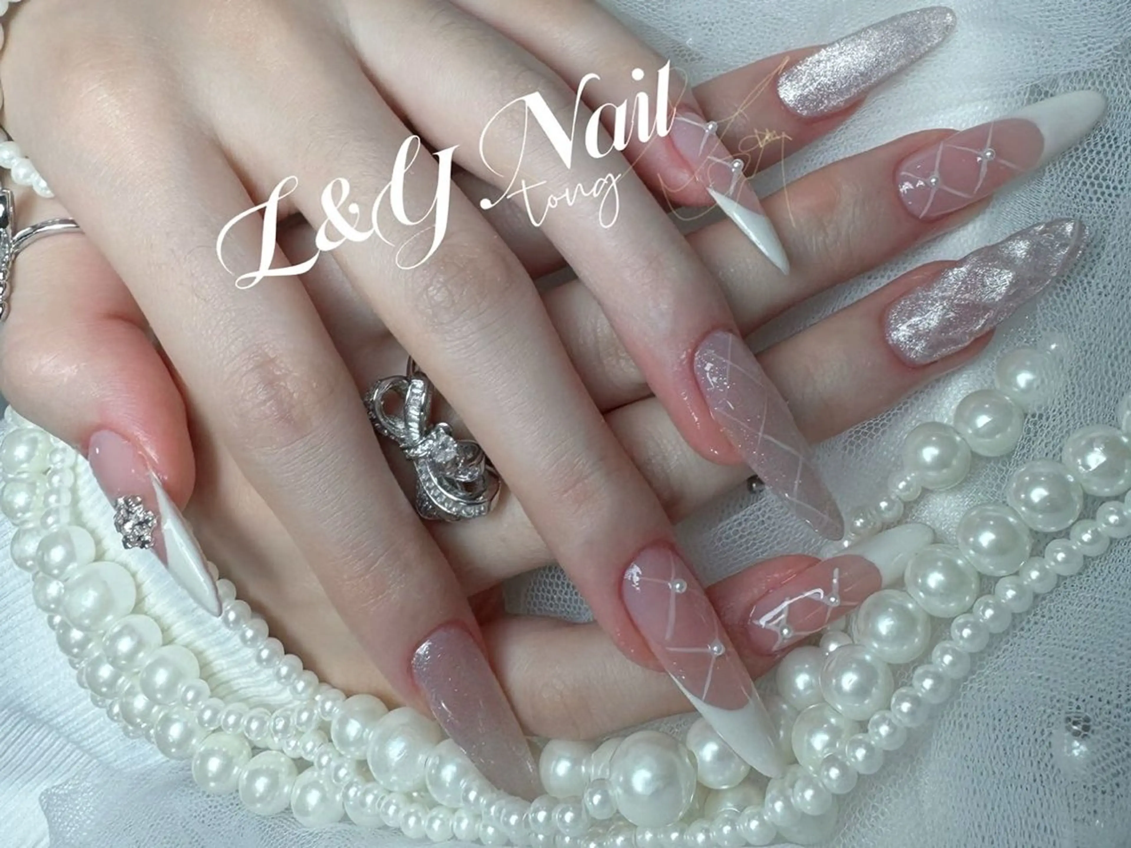 ネイル ハンドネイル L&Y Nail🎀 思雪のネイルデザイン