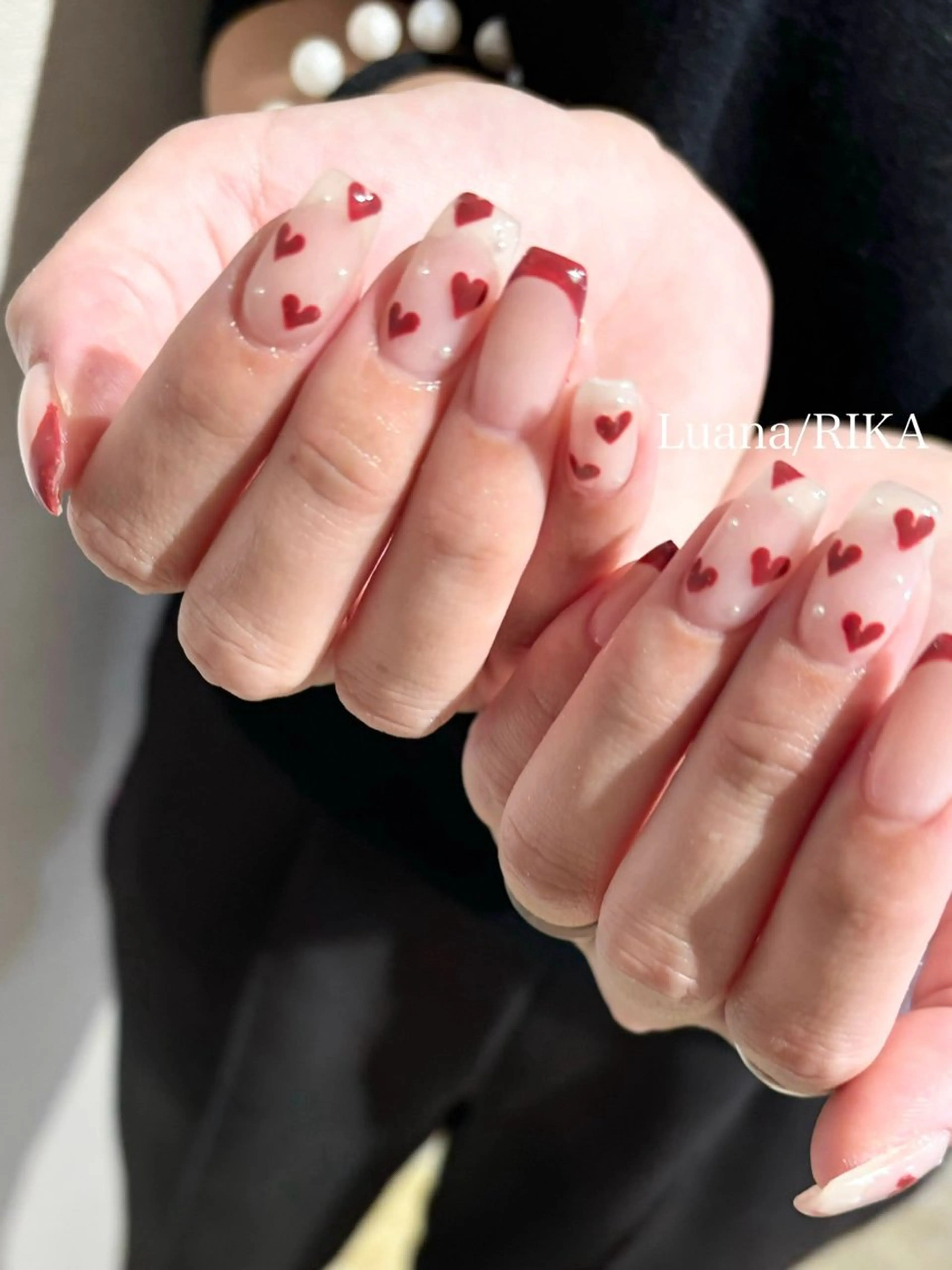 ネイル ハート Nail Salon Luana Rikaのネイルデザイン