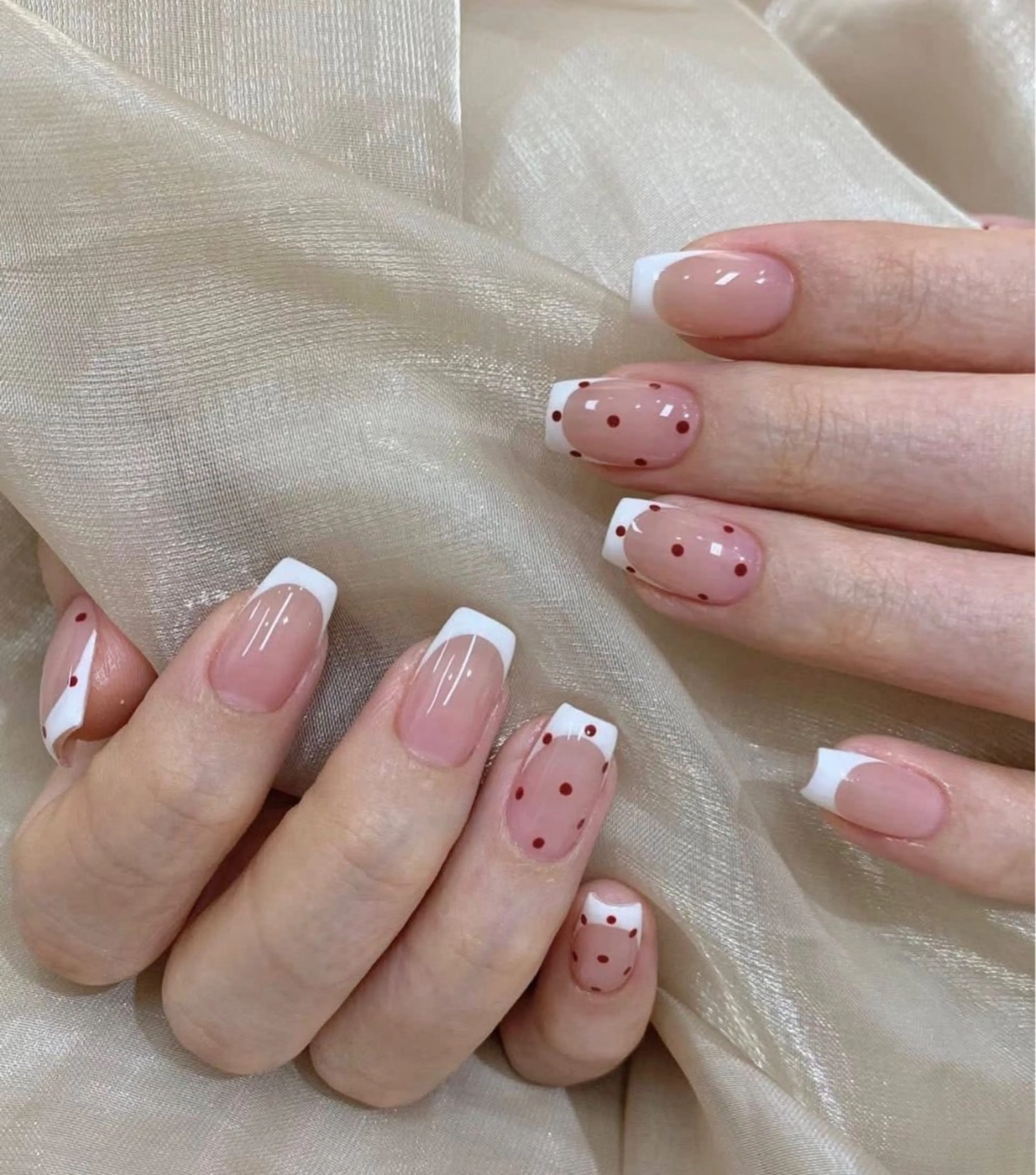 ネイル オフィスネイル シンプルネイル ハンドネイル ゆい ノエラネイルのネイルデザイン