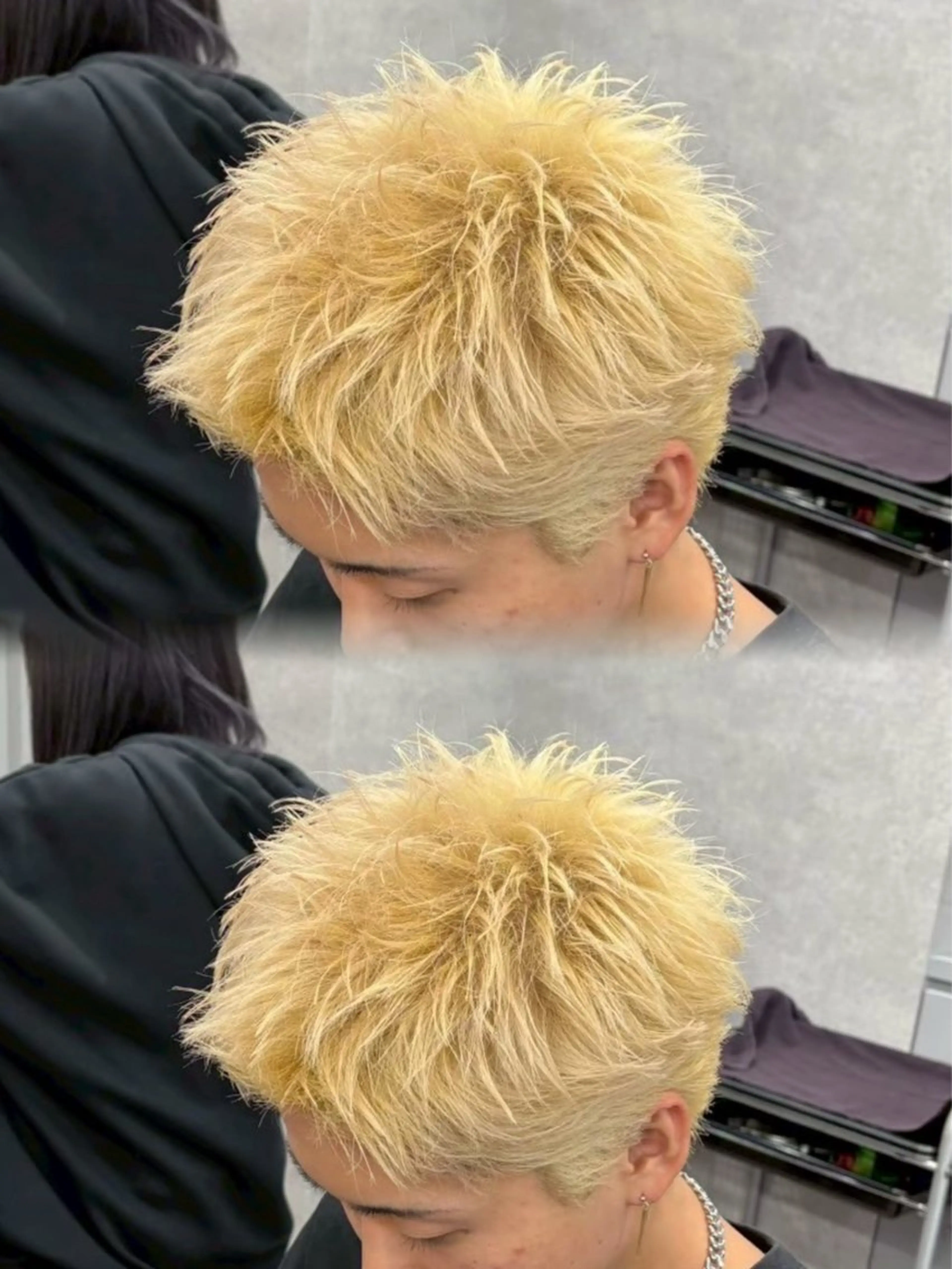 メンズ ヘアカラー 西沢 亜実のヘアスタイル