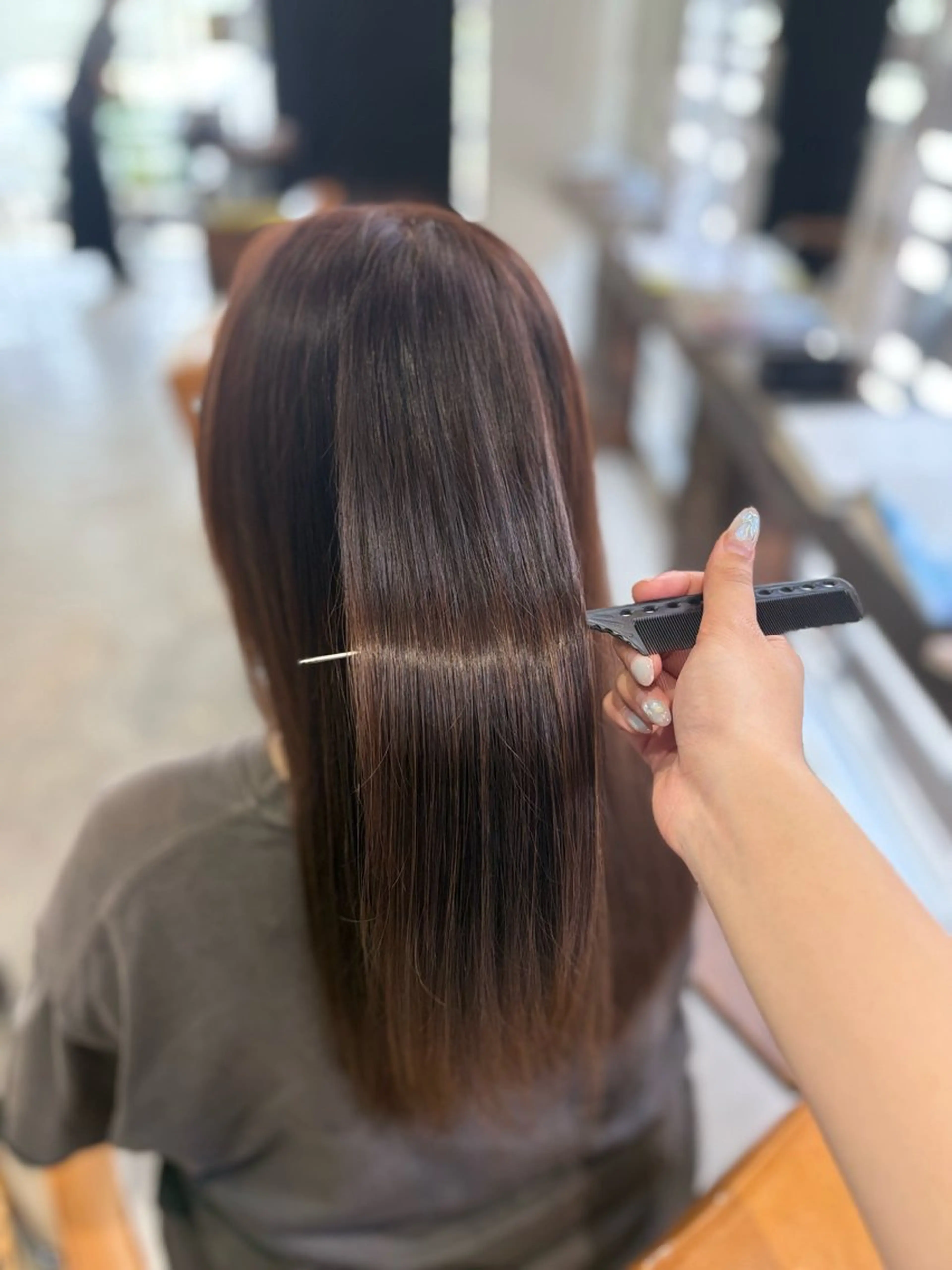 セミロング カラー ヘアカラー COLOR LABO かすみのヘアスタイル