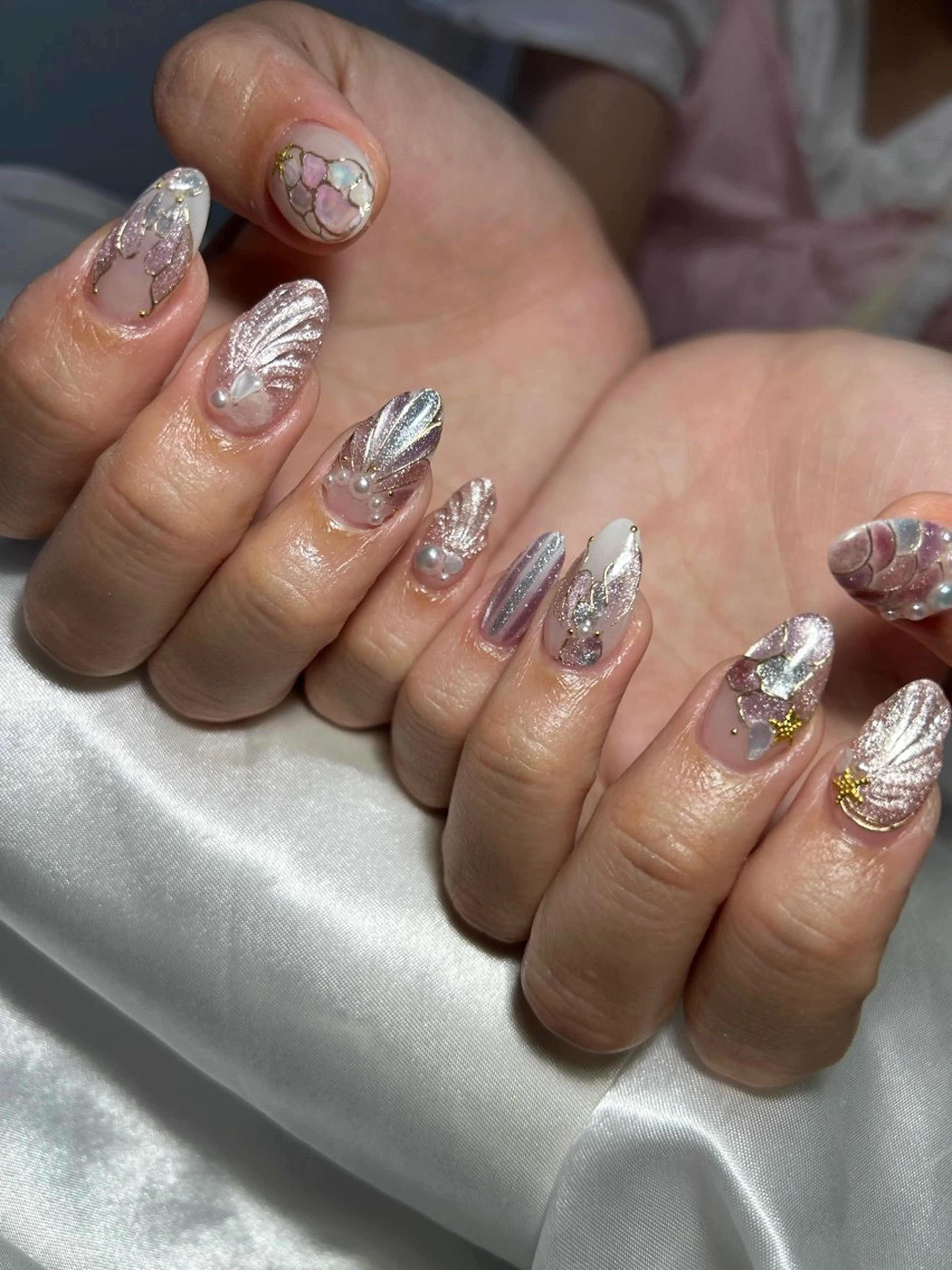 ネイル ハンドネイル nailroom‪ sb‪‪𓈒𓂂𓏸のネイルデザイン