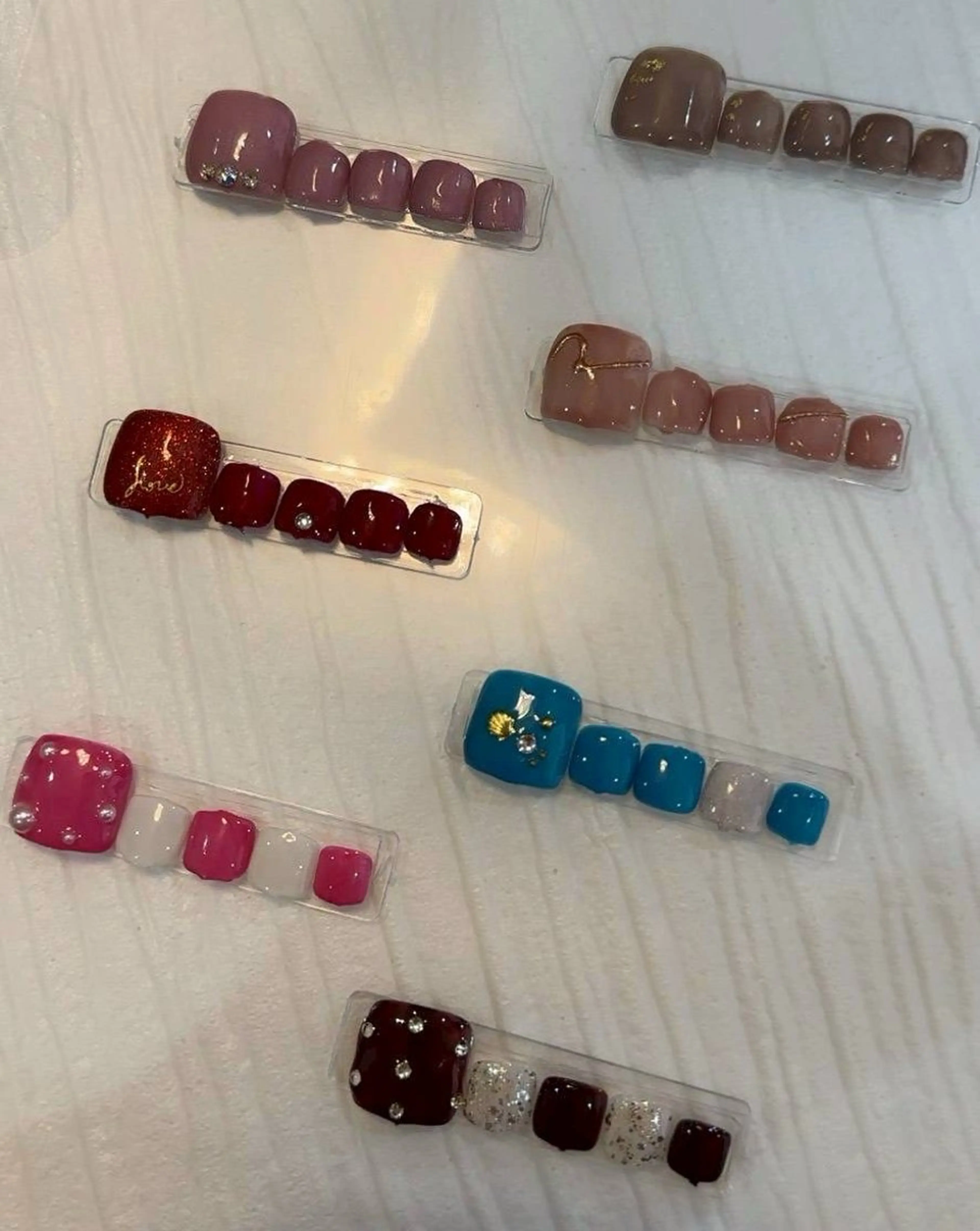 ネイル フットネイル ムーンライズ かおりのネイルデザイン