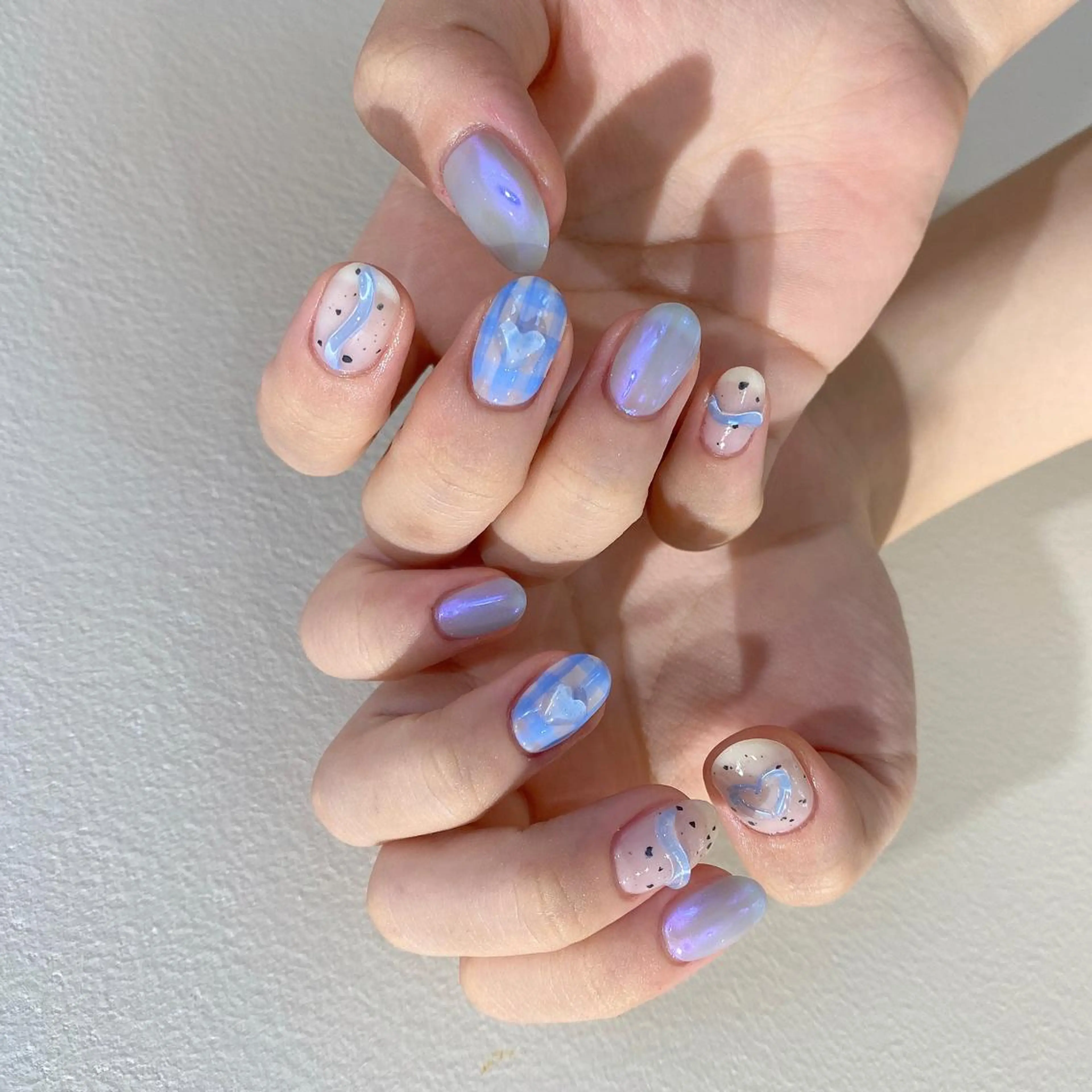 💜【オフなし】フリーデザインネイル💜の写真