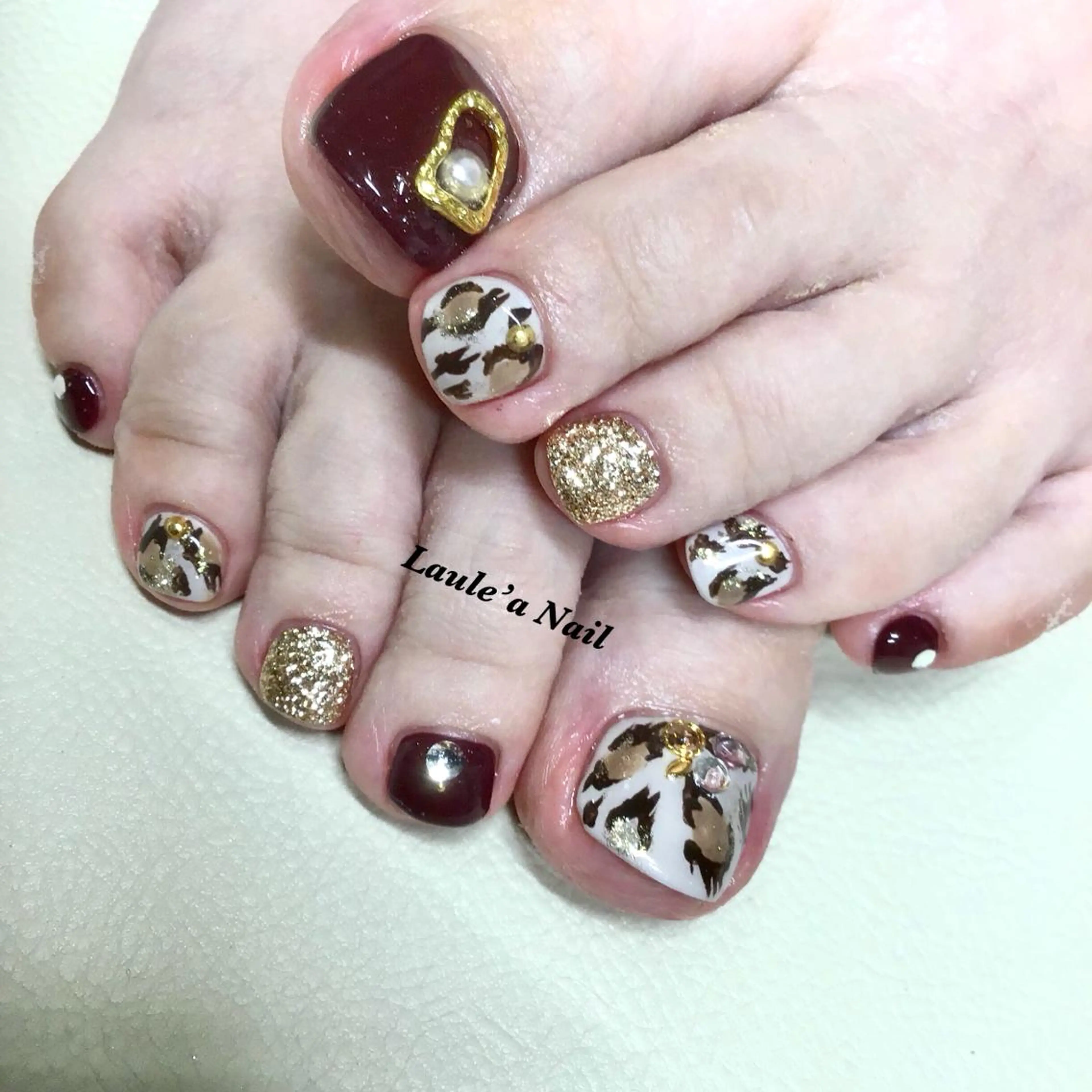 ロング キッズ ネイル マツエク・マツパ フットネイル 福田 加奈のネイルデザイン