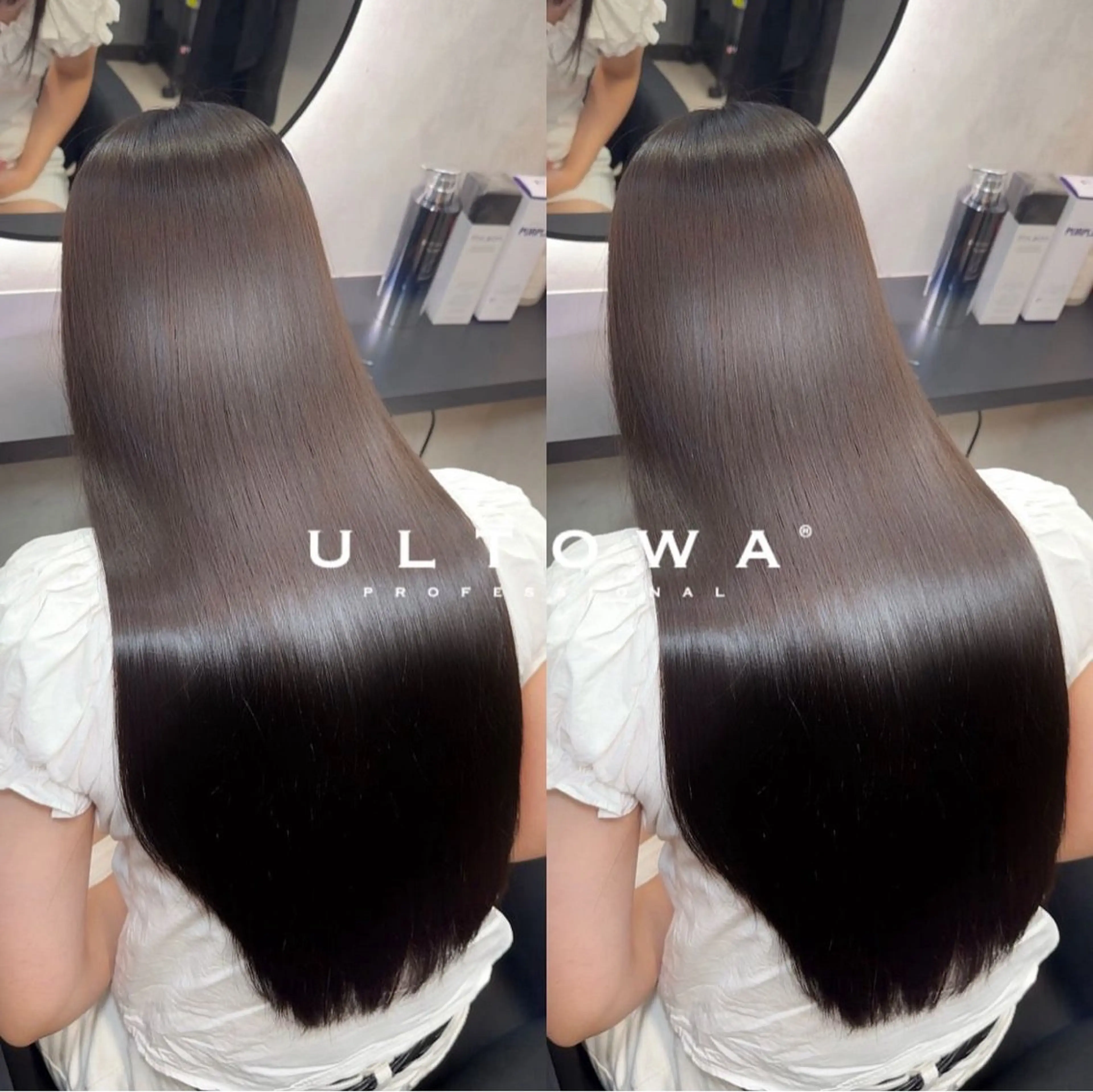 【💎ご新規様&平日限定💎】✄﻿顔周りカット+✨️艶カラー✨️+🫧‪髪質改善ULTOWAトリートメント🧸🫧‪の写真