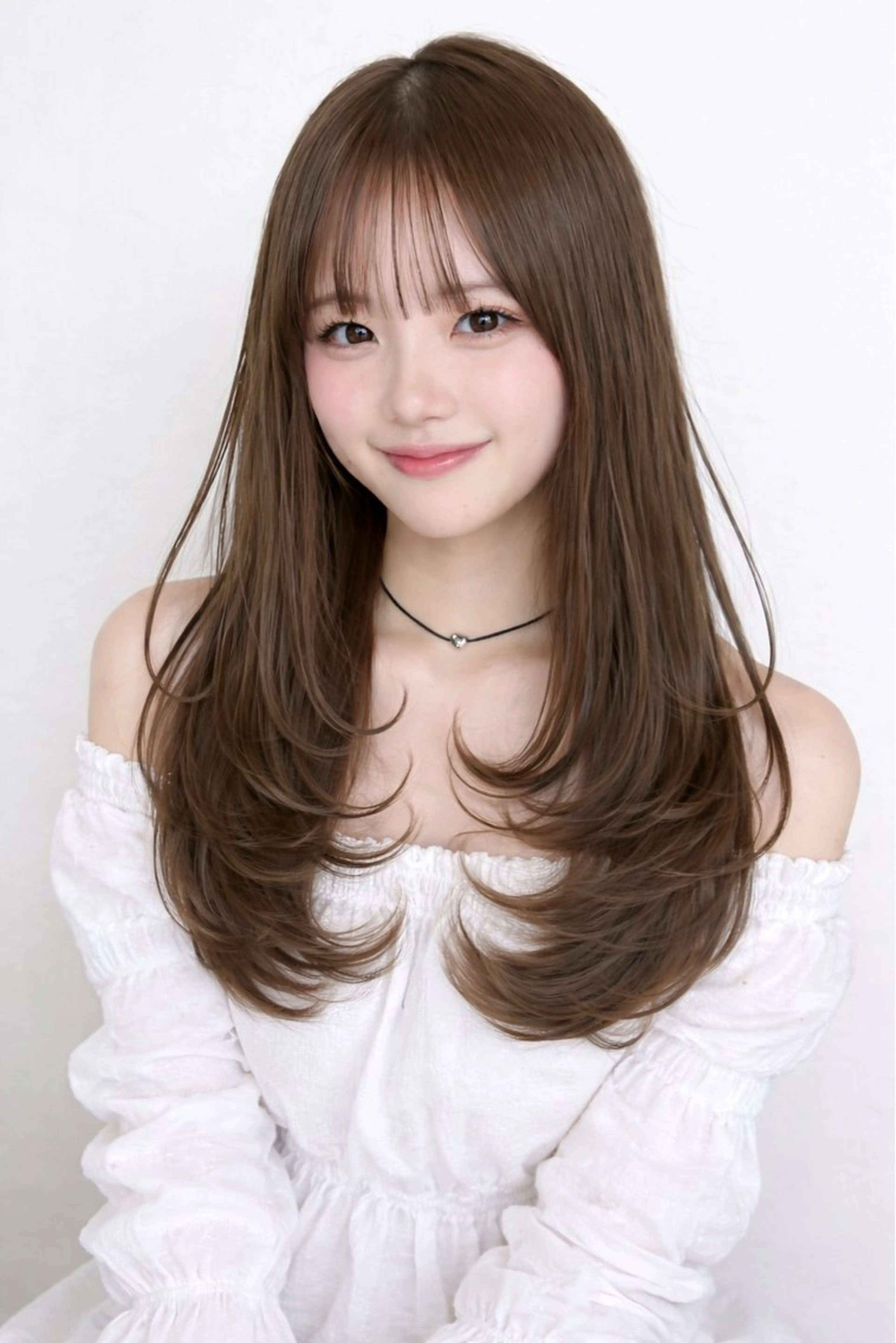 ロング レイヤーカット ボブ/ミディアム/表 参道/美容師♡ゆいかのヘアスタイル