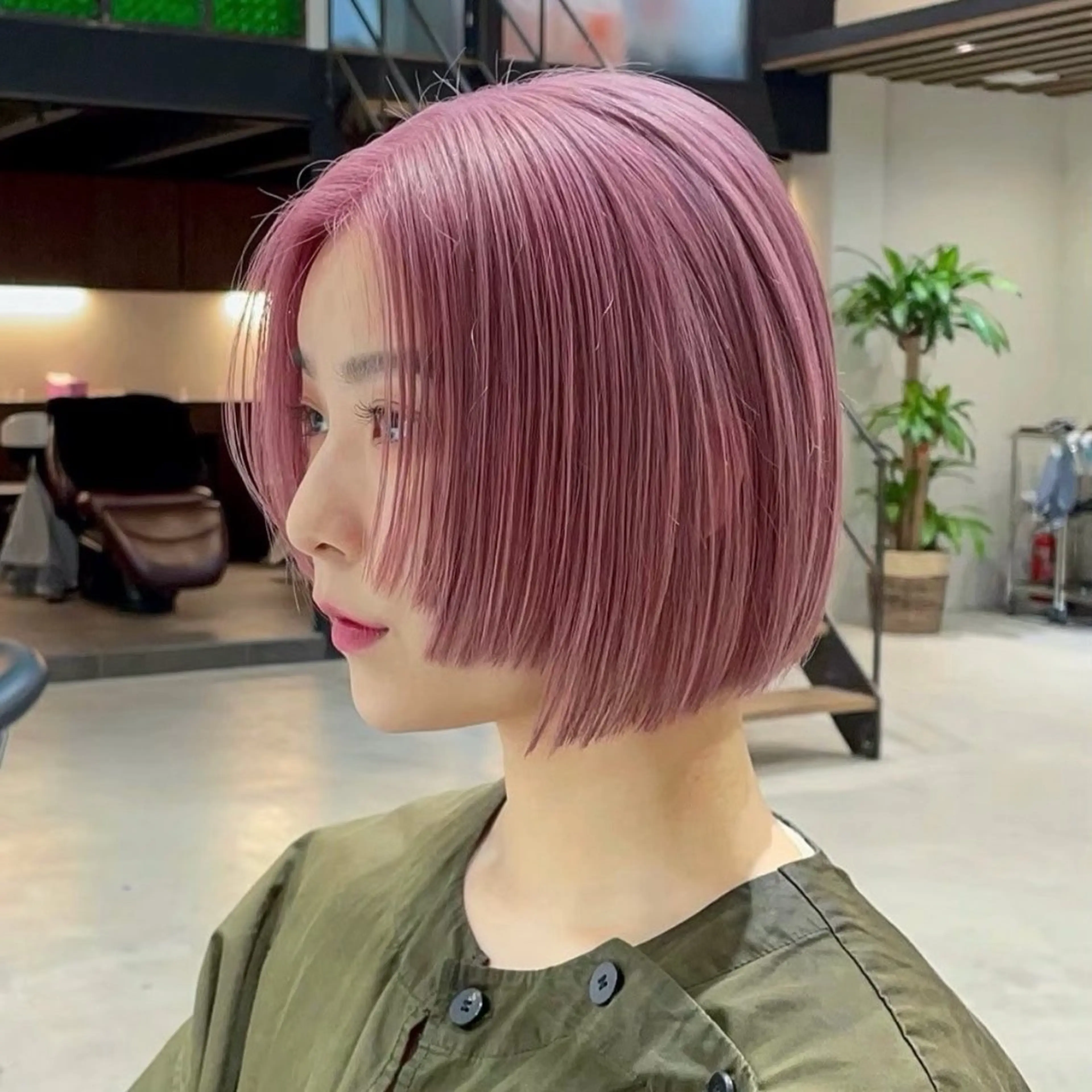 ミディアム カラー ヘアカラー ハイトーンブリーチ 名古屋/FUTOのヘアスタイル