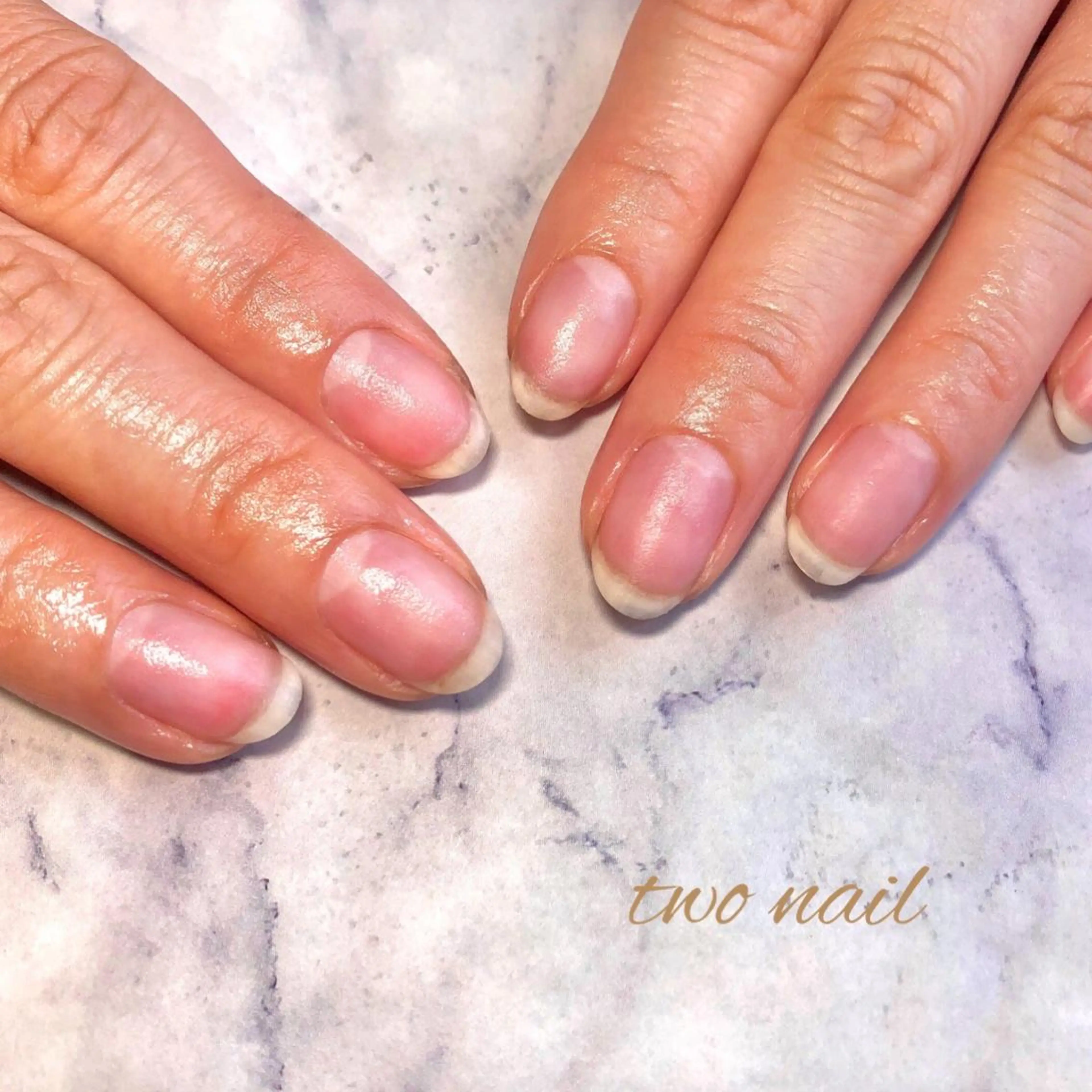ネイル フットネイル ハート オフのみ(ネイル) two nailのネイルデザイン