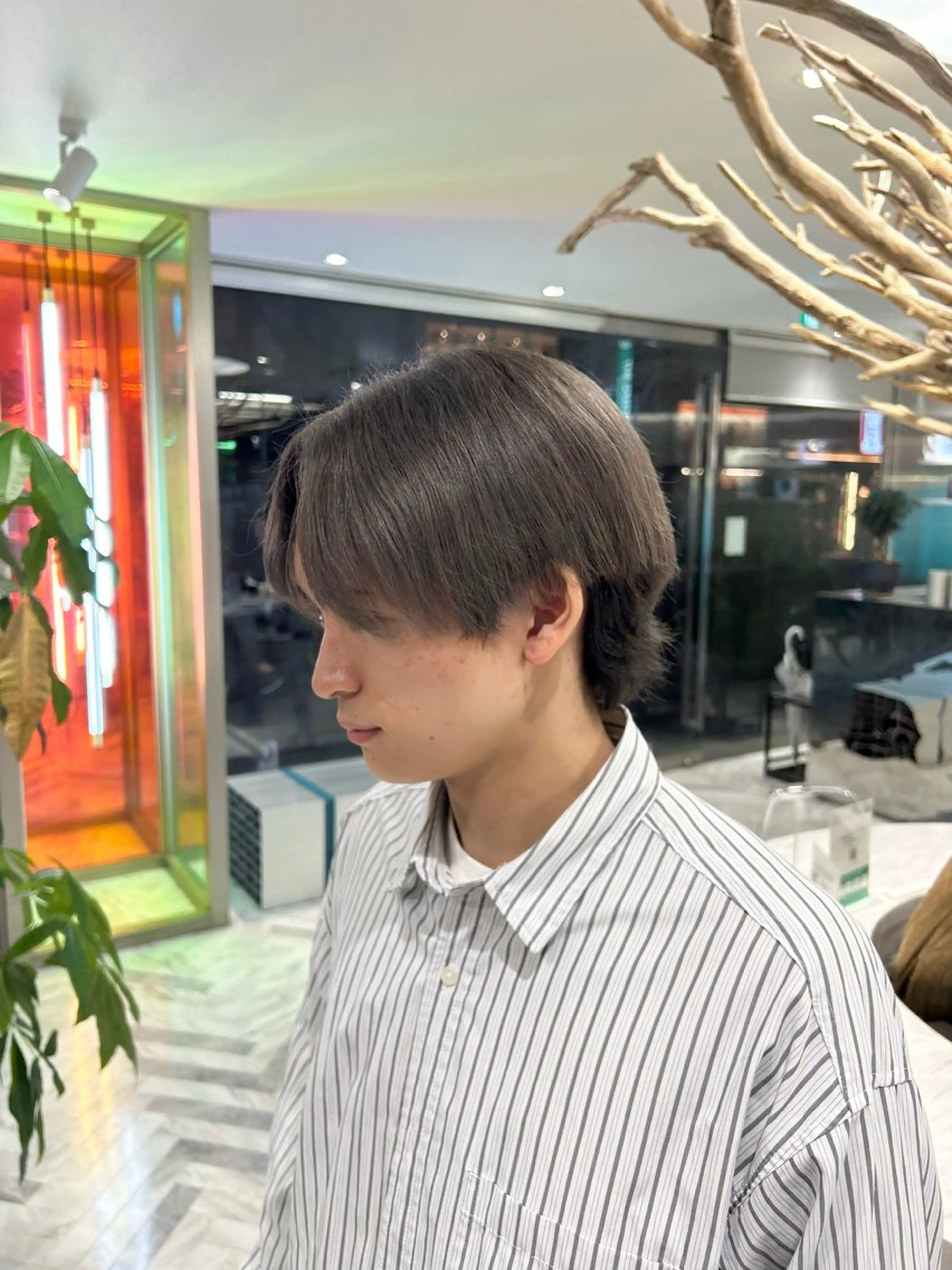 ショート カラー メンズ/ボブ/パーマ /くるみのマツエク・マツパデザイン