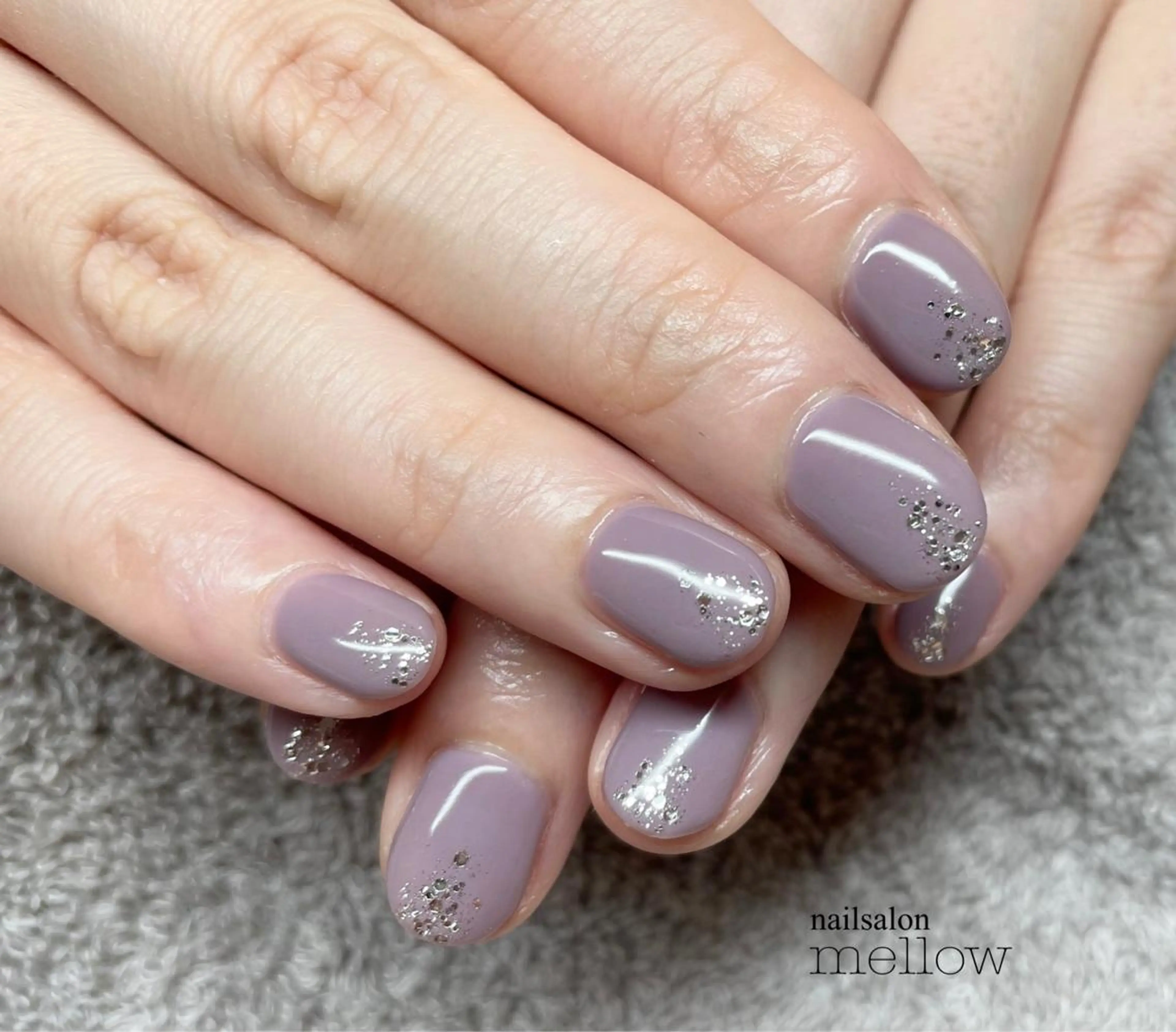 ネイル ラメ(グリッター) 大山 浩美のネイルデザイン