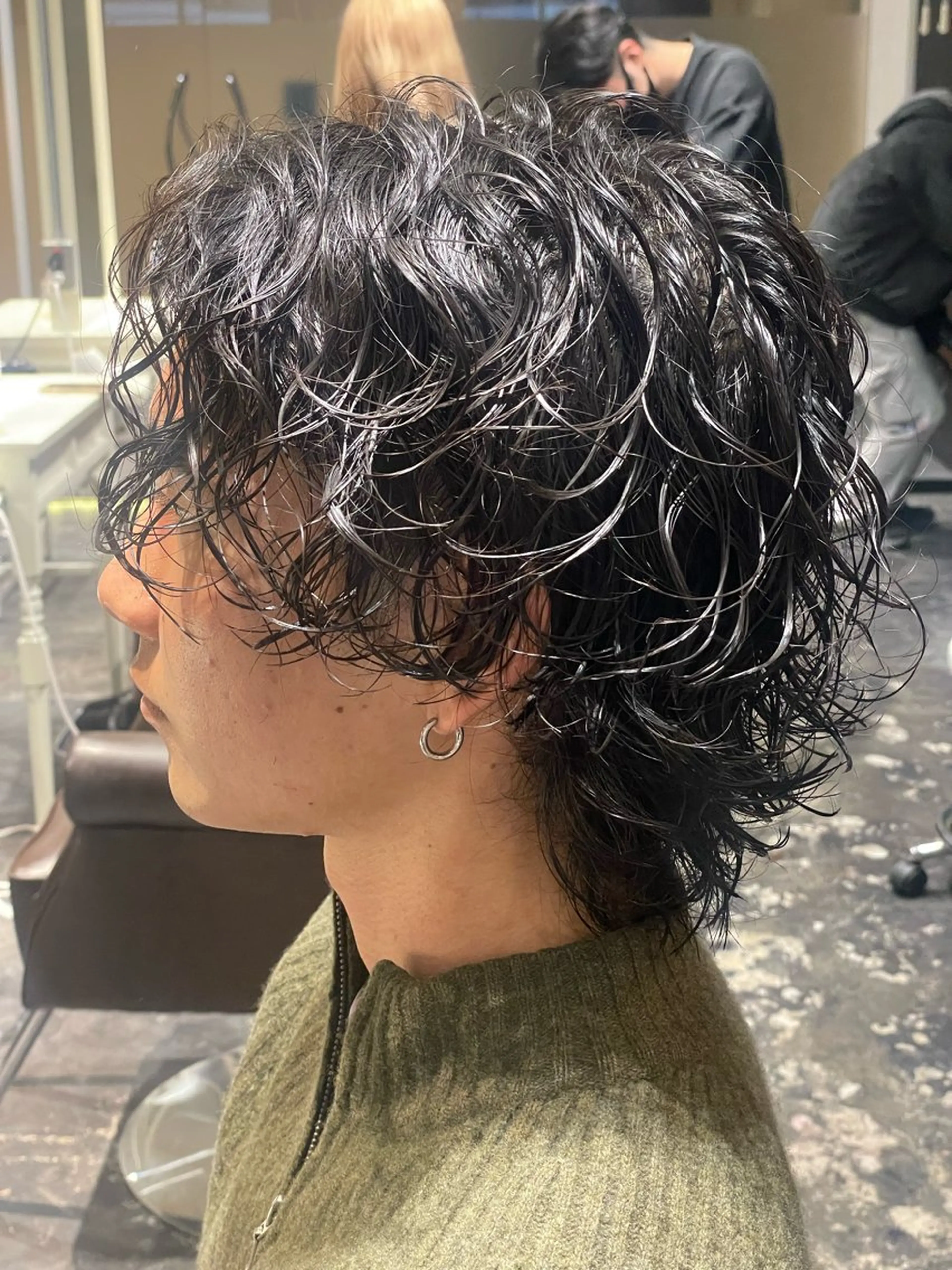 パーマ メンズ カット パーマ 💈メンズ職人 ルキト💈のヘアスタイル