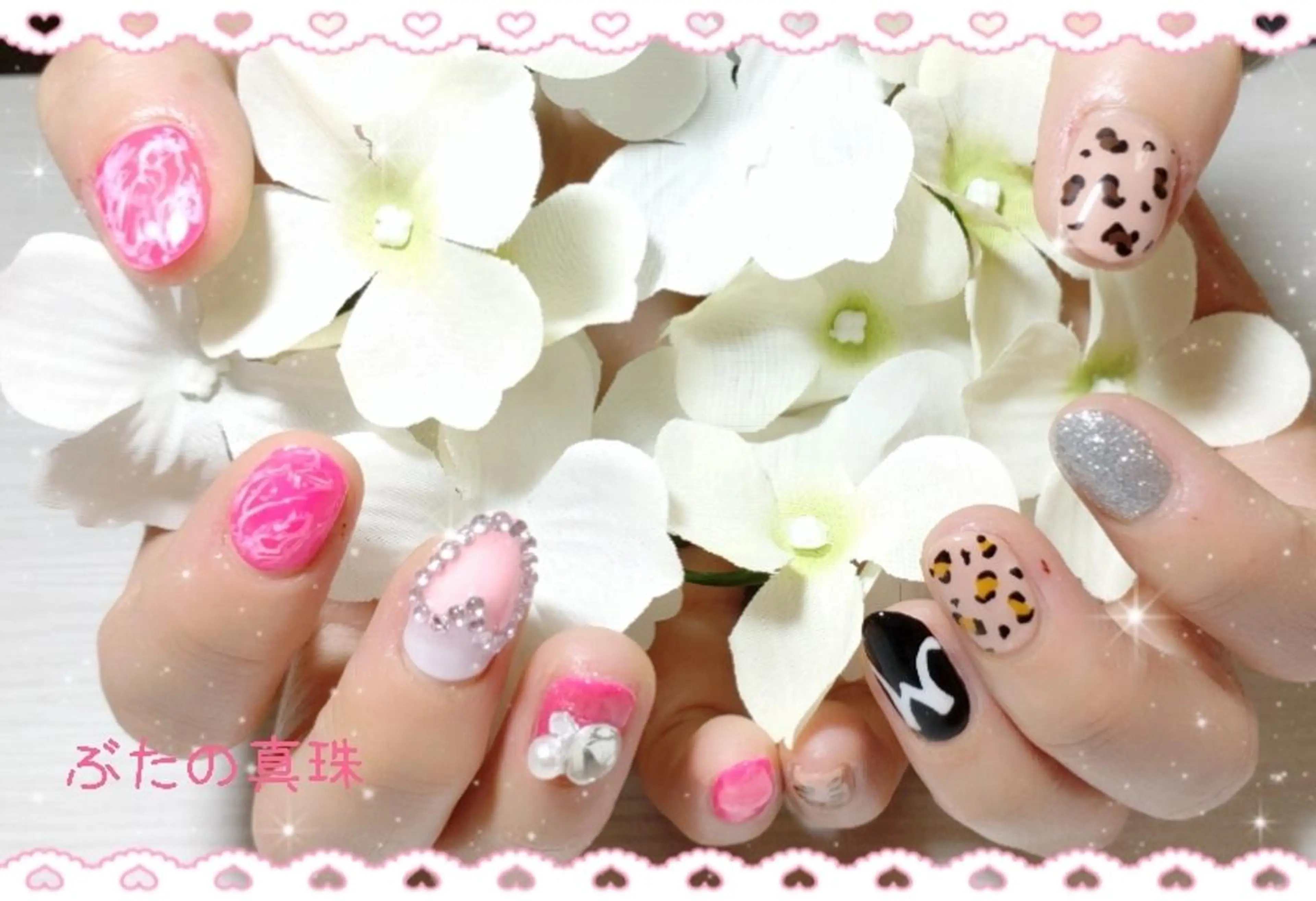 ネイル ハンドネイル 林 珠里のネイルデザイン