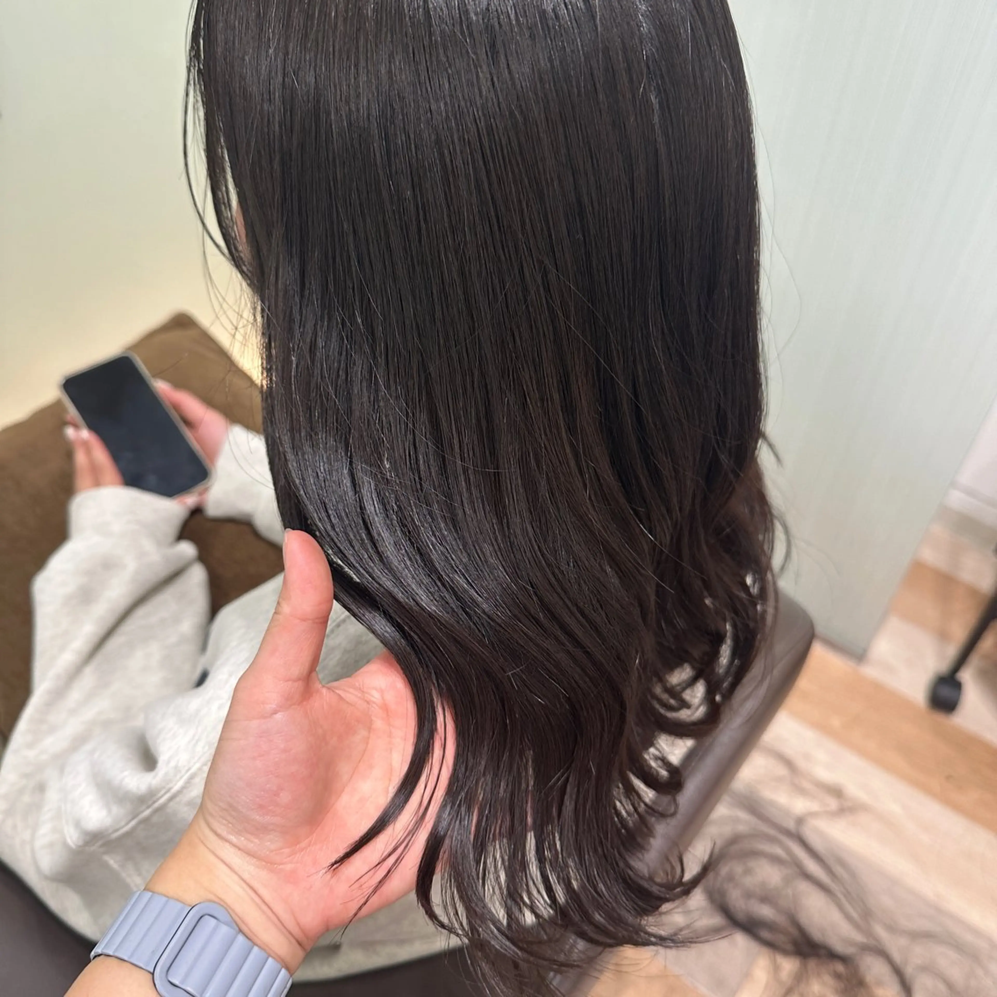 ロング カラー カット ヘアカラー 大人可愛いスタイル 提案✨佐藤純菜のヘアスタイル