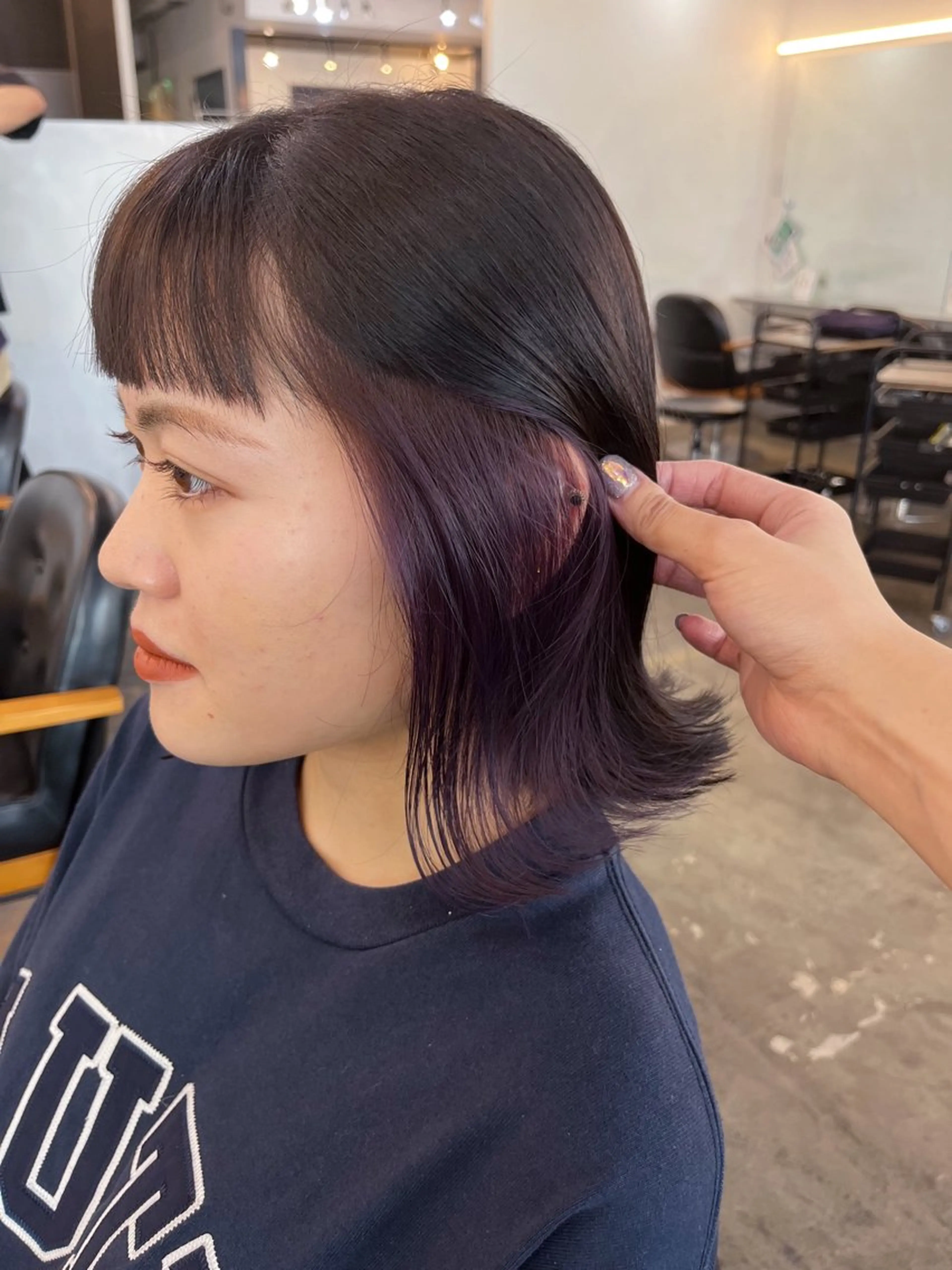 ミディアム カラー ヘアカラー トリートメント 🌛ダブルカラー 🌜SAYAKAのヘアスタイル