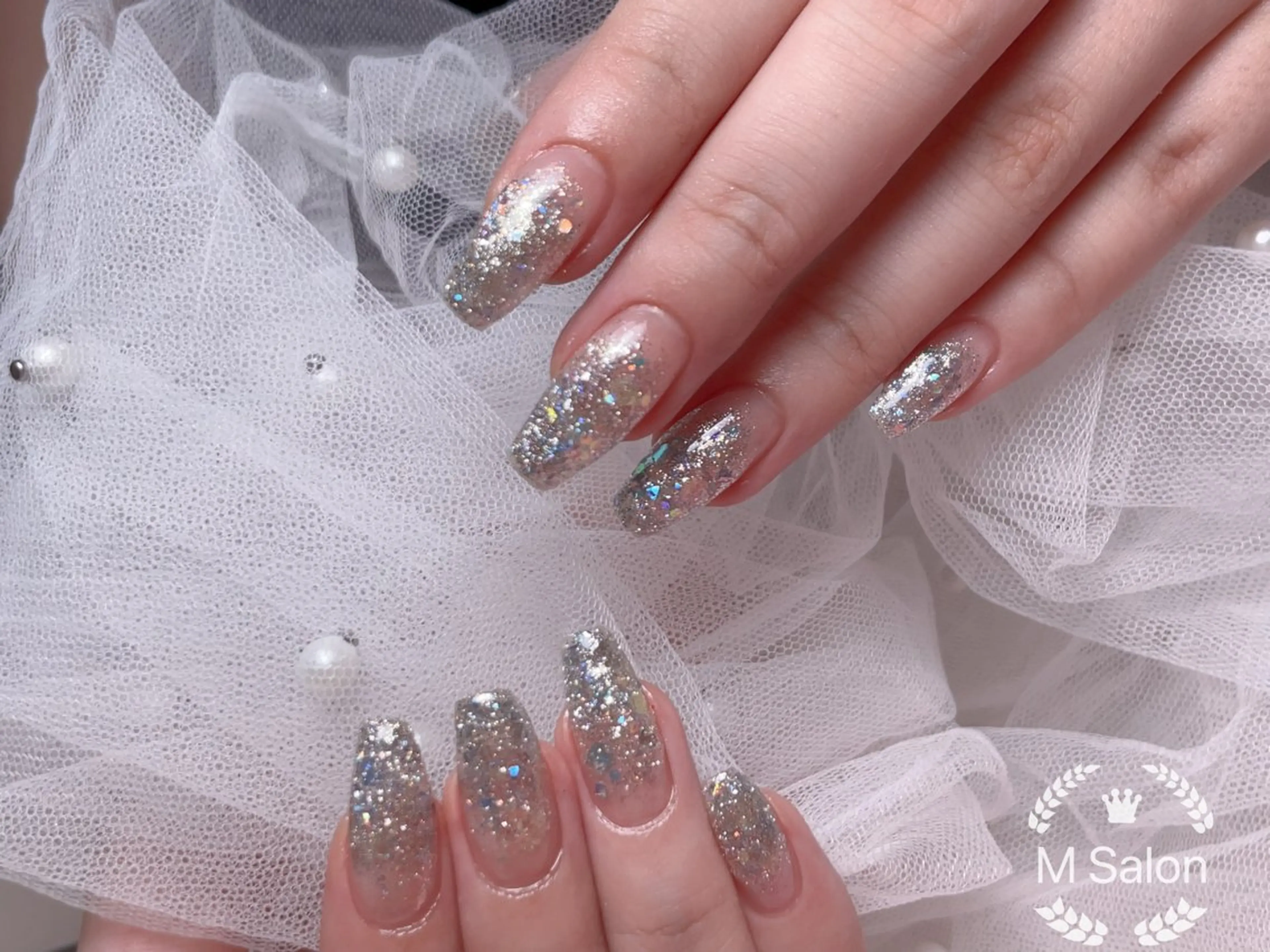 ネイル フレンチネイル マグネットネイル ニュアンスネイル オフィスネイル ワンカラーネイル ハンドネイル Mnail _KKのネイルデザイン