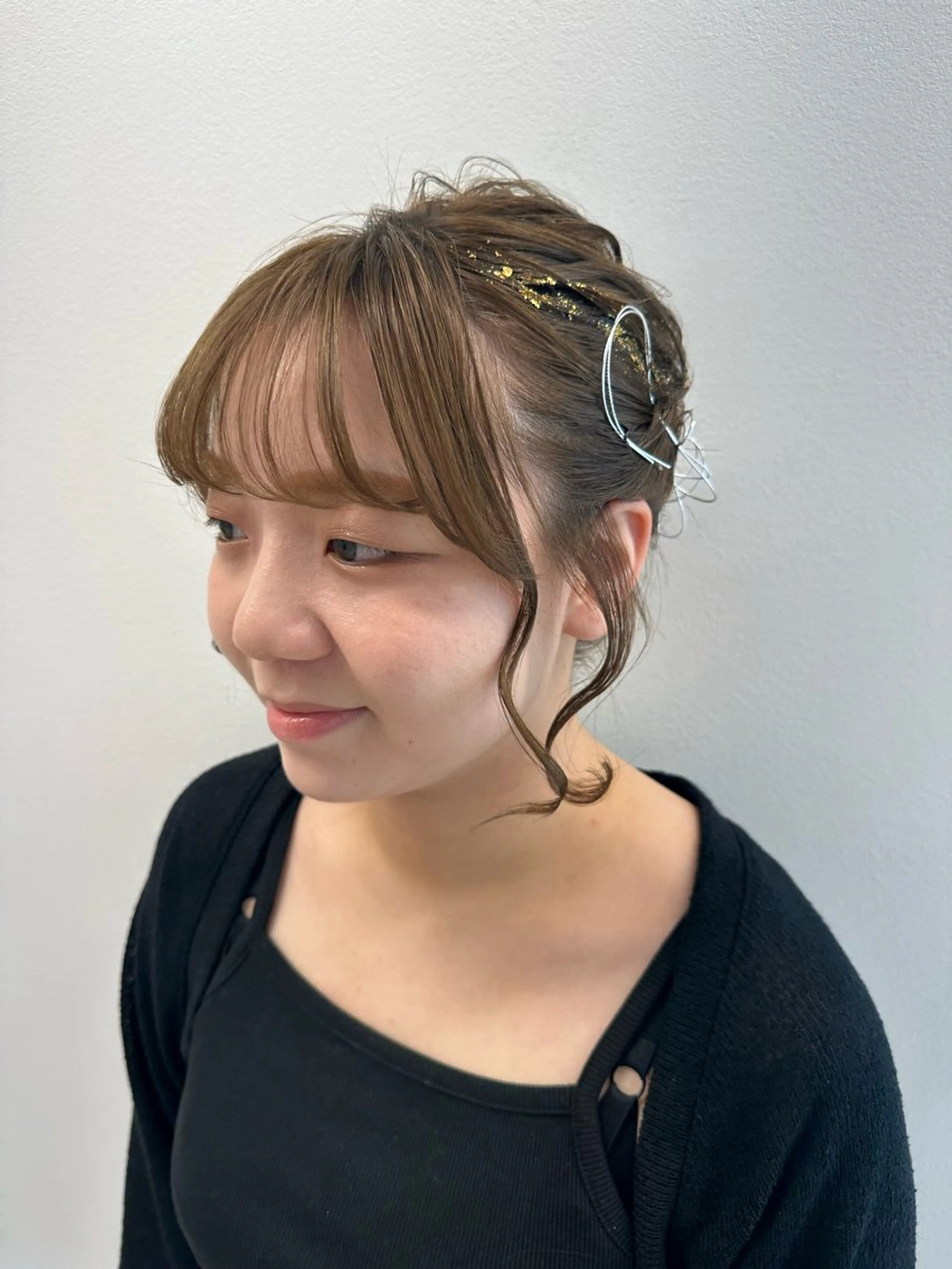 ヘアアレンジ ヘアセット 髪質改善/韓国/ ヘアセット/夏美のヘアスタイル