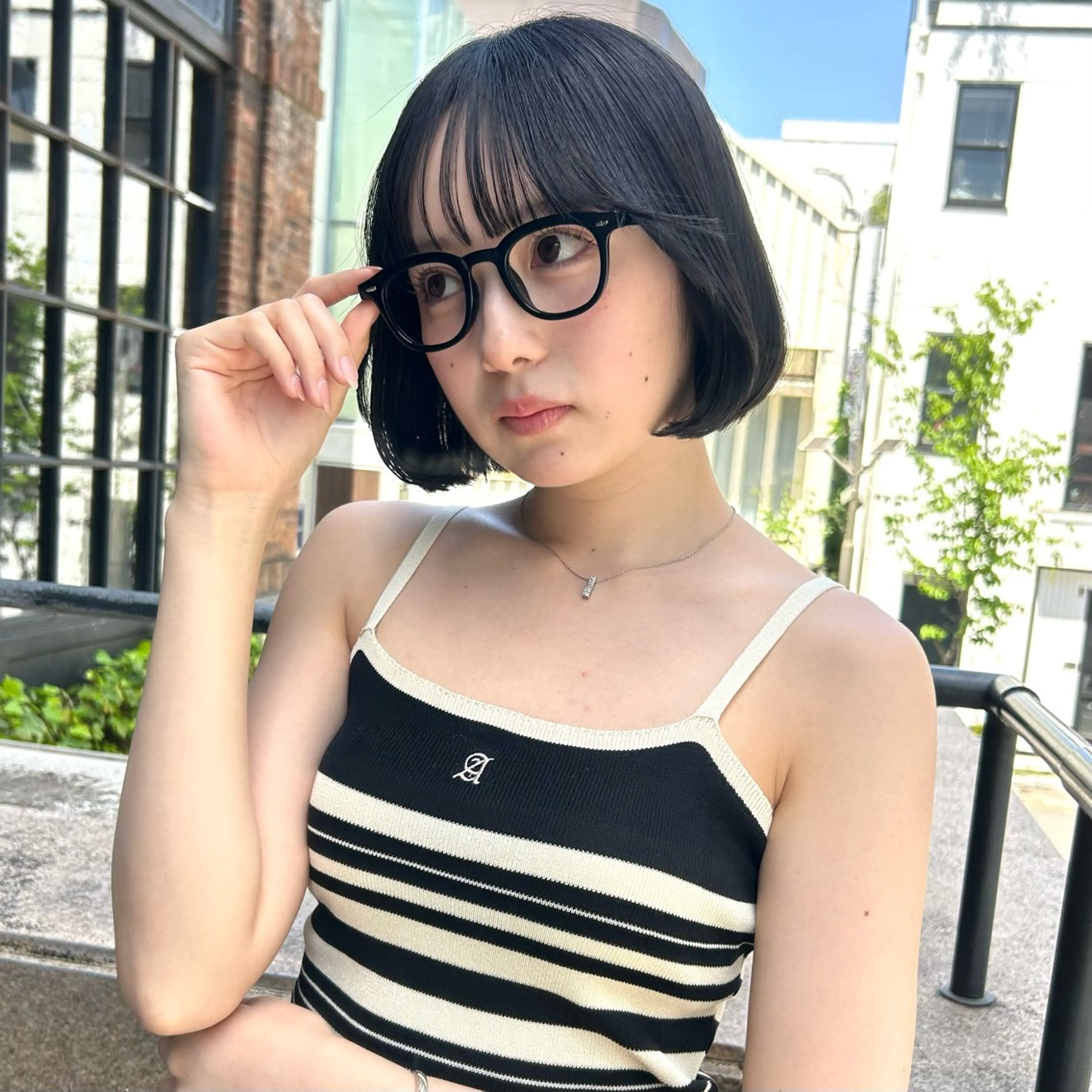 ミディアム カラー 透明感カラー ボブ ボブ/くびれボブ/ 髪質改善/Ru-kaのヘアスタイル