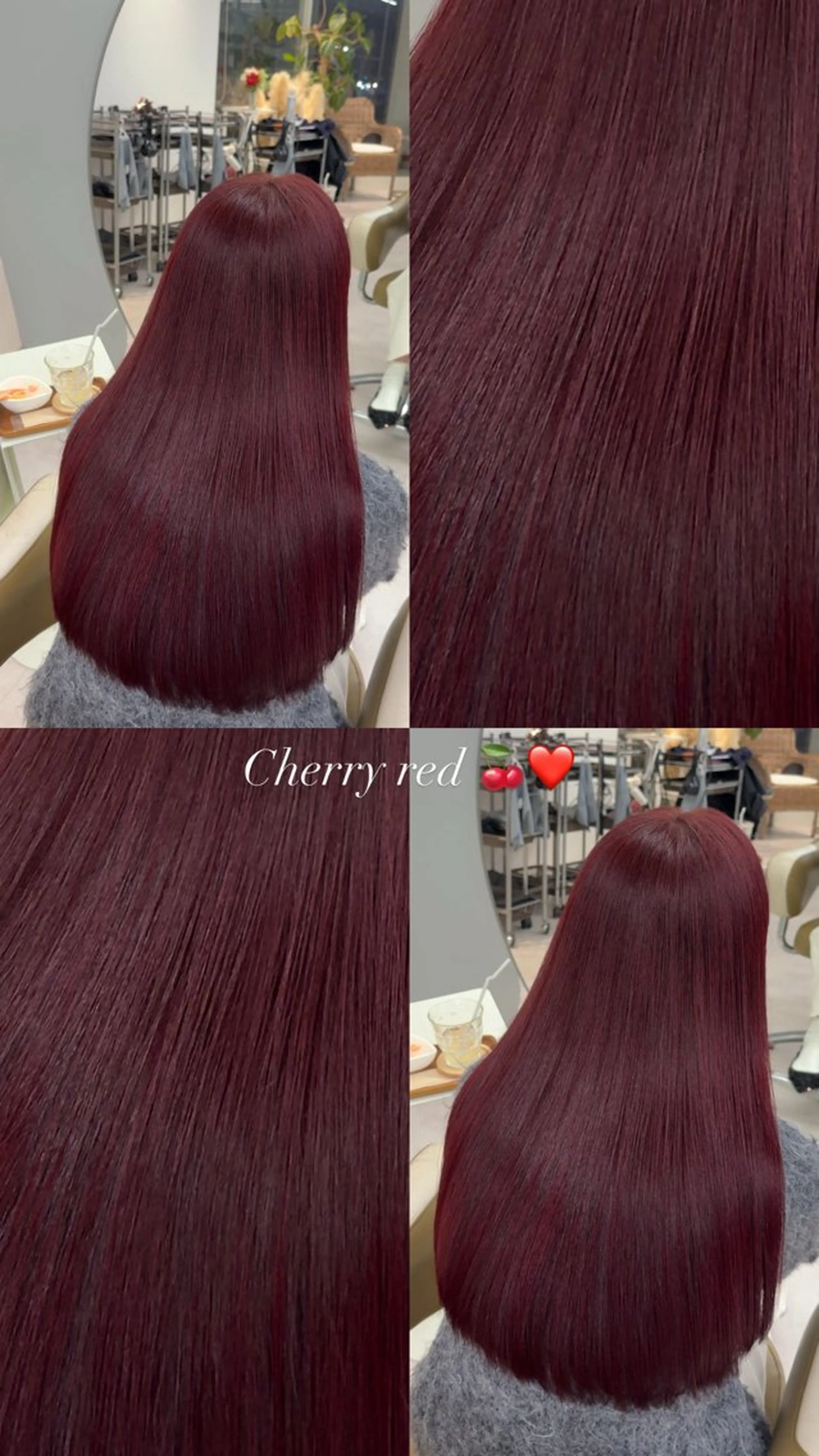 ロング ヘアカラー 日吉 里緒のヘアスタイル