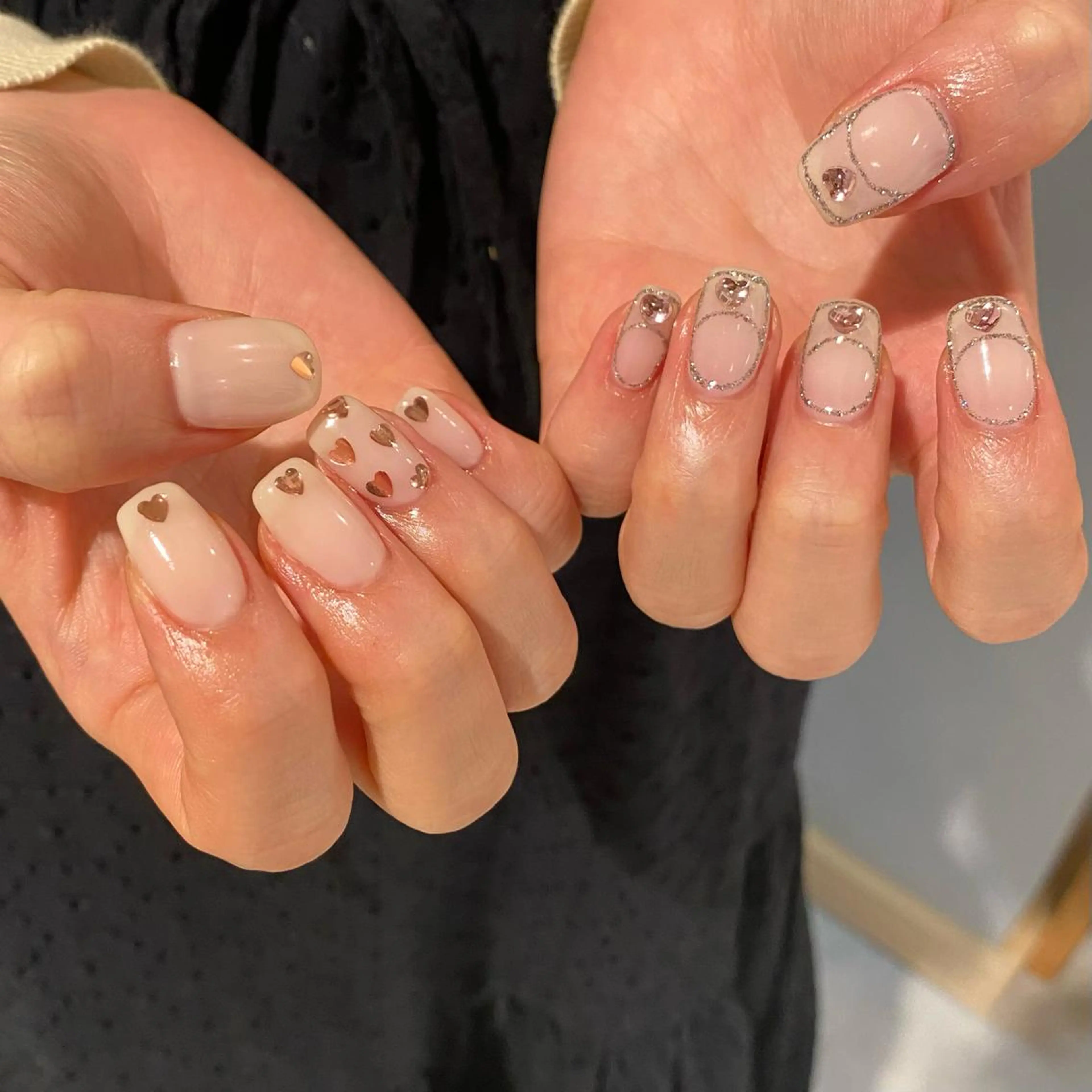 ネイル ニュアンスネイル ハンドネイル RINO AMANE nailのネイルデザイン