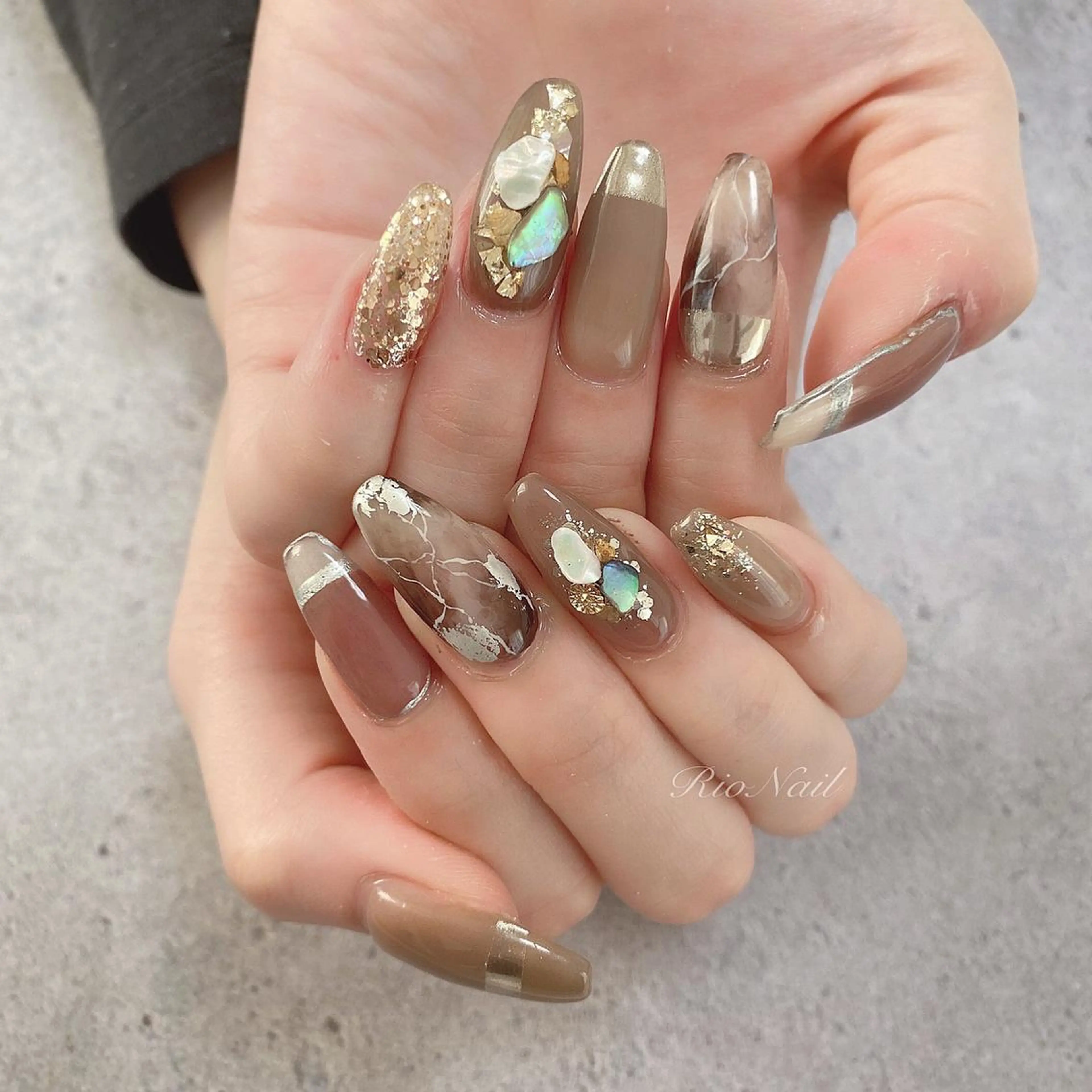 ネイル ハンドネイル nailsalon linneのネイルデザイン