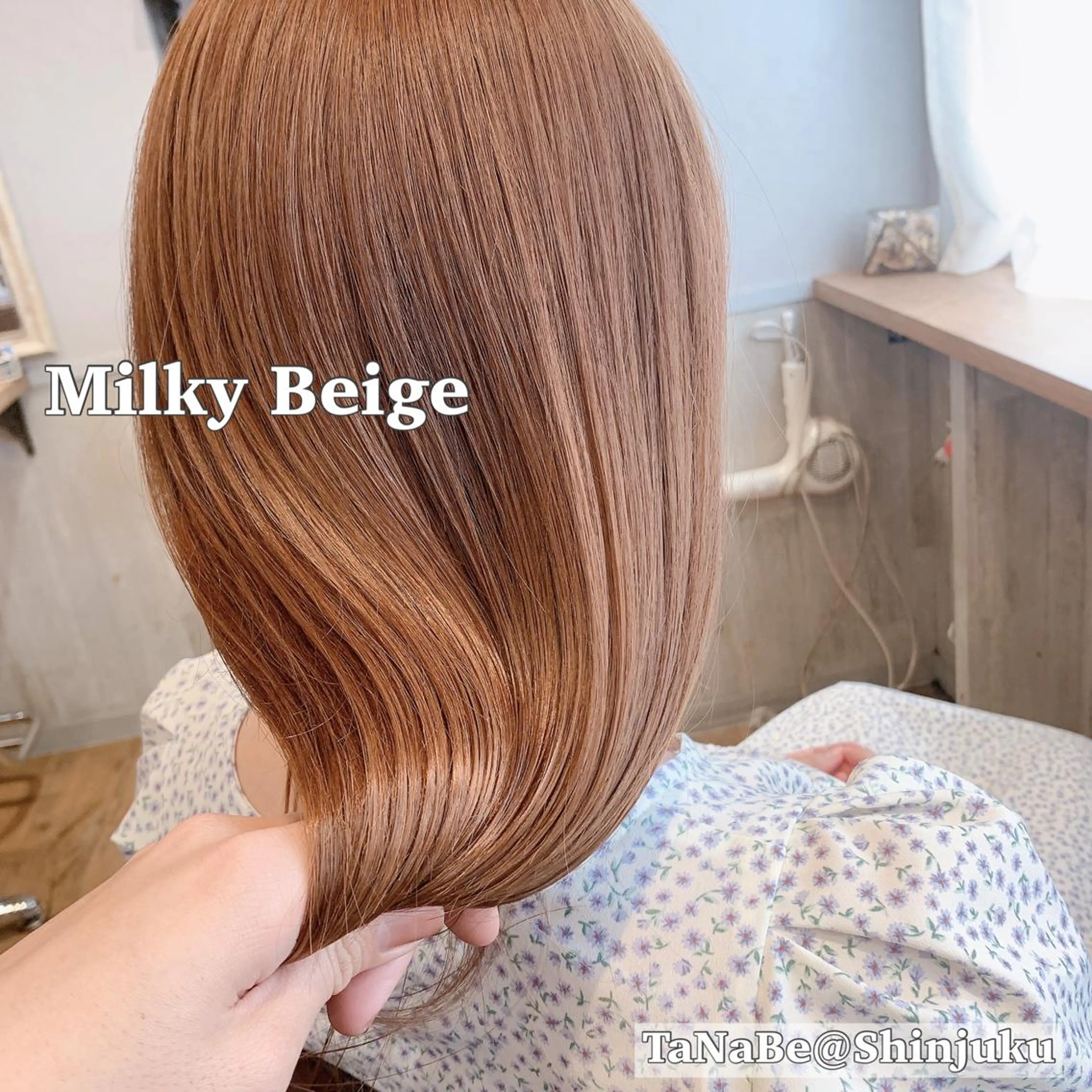 セミロング カラー アディクシーカラー アクアカラー ブリーチ ダブルカラー エドルカラー 🫧代表/新宿駅近/ 限定価格🫧田辺貴裕のヘアスタイル