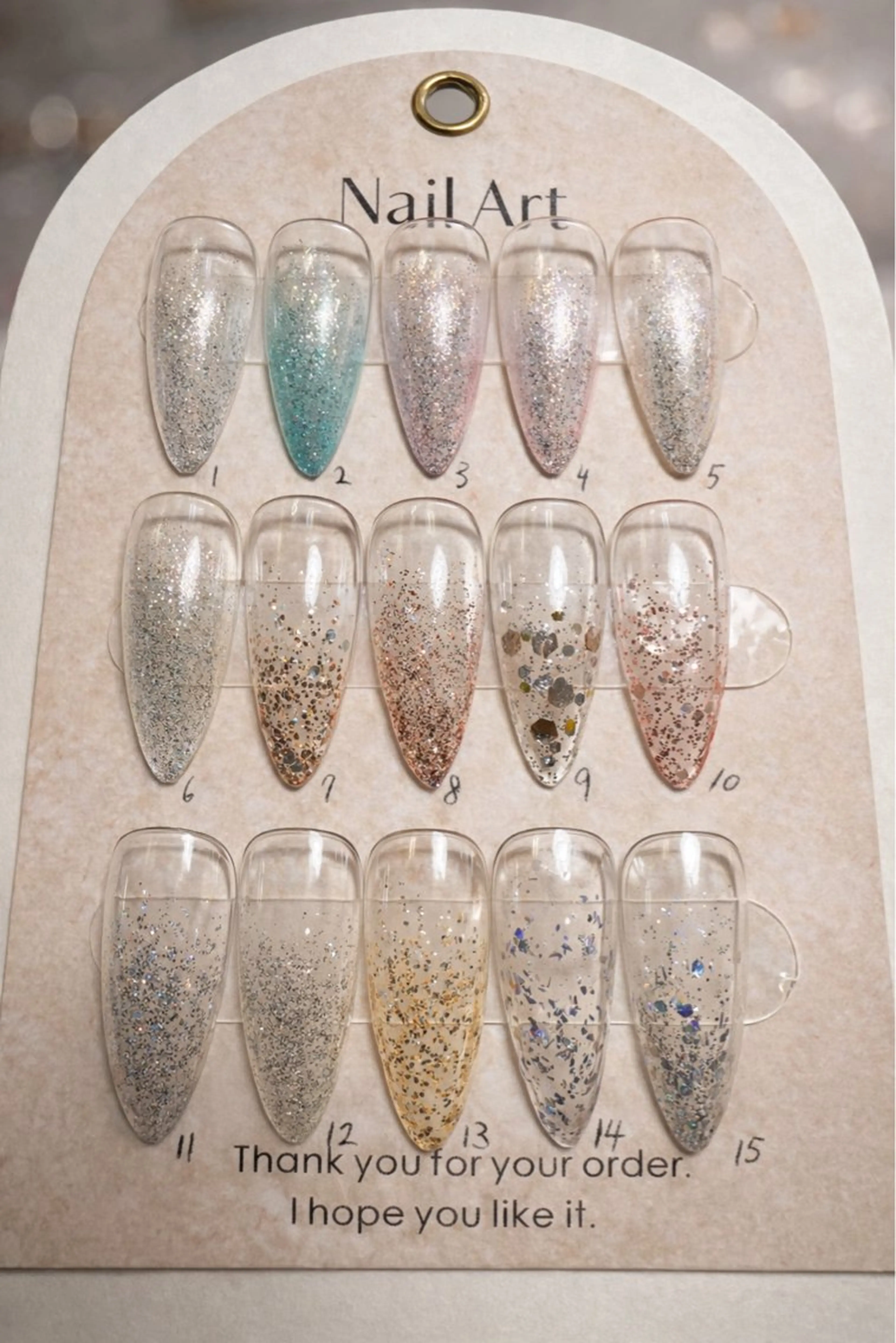 ラメグラデーション(15色限定)ベースカラー追加+¥500）(ソフトジェルオフ+¥500）（チップ長さだし+¥4500）の写真