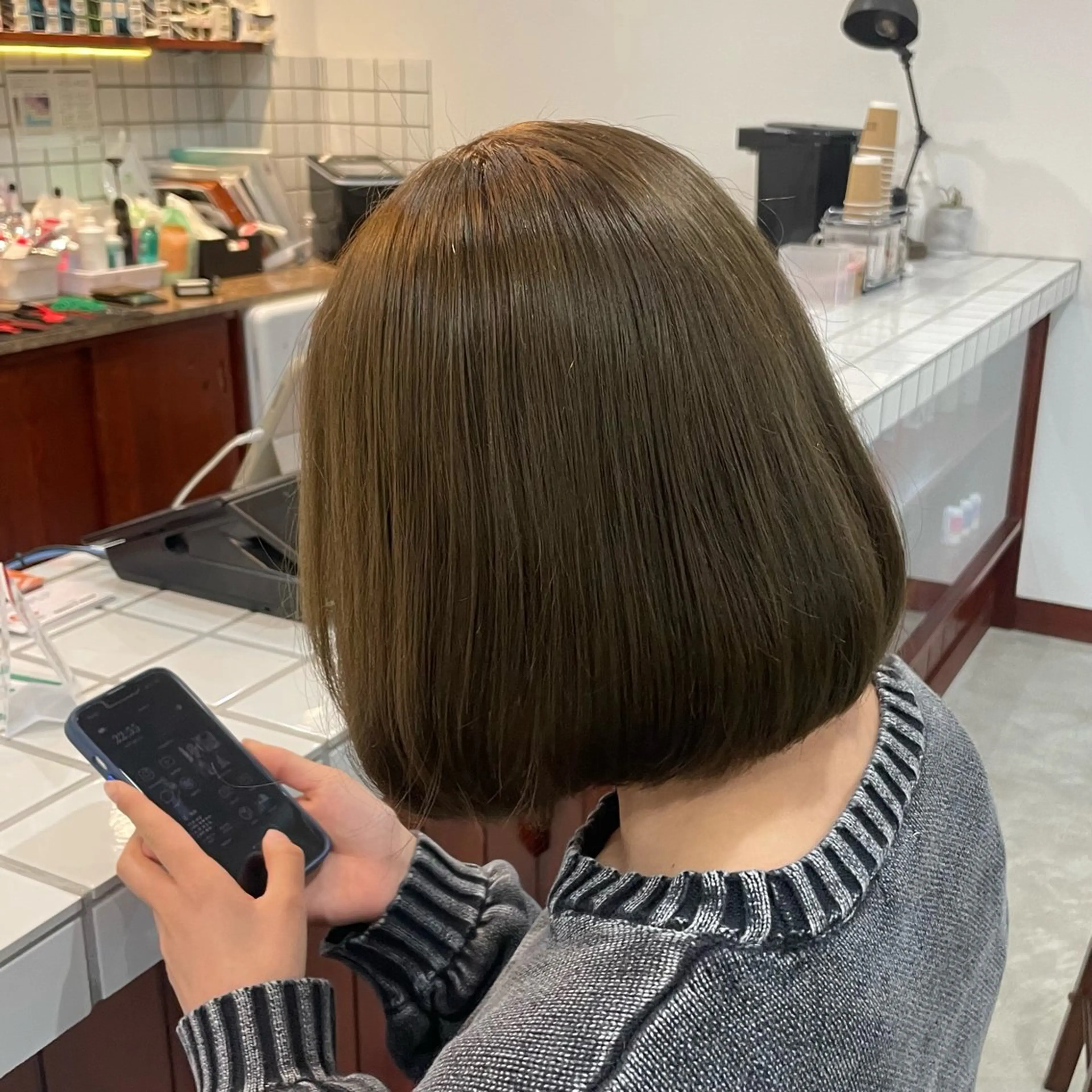 ショート カラー カット ヘアカラー 鈴木 月波のヘアスタイル