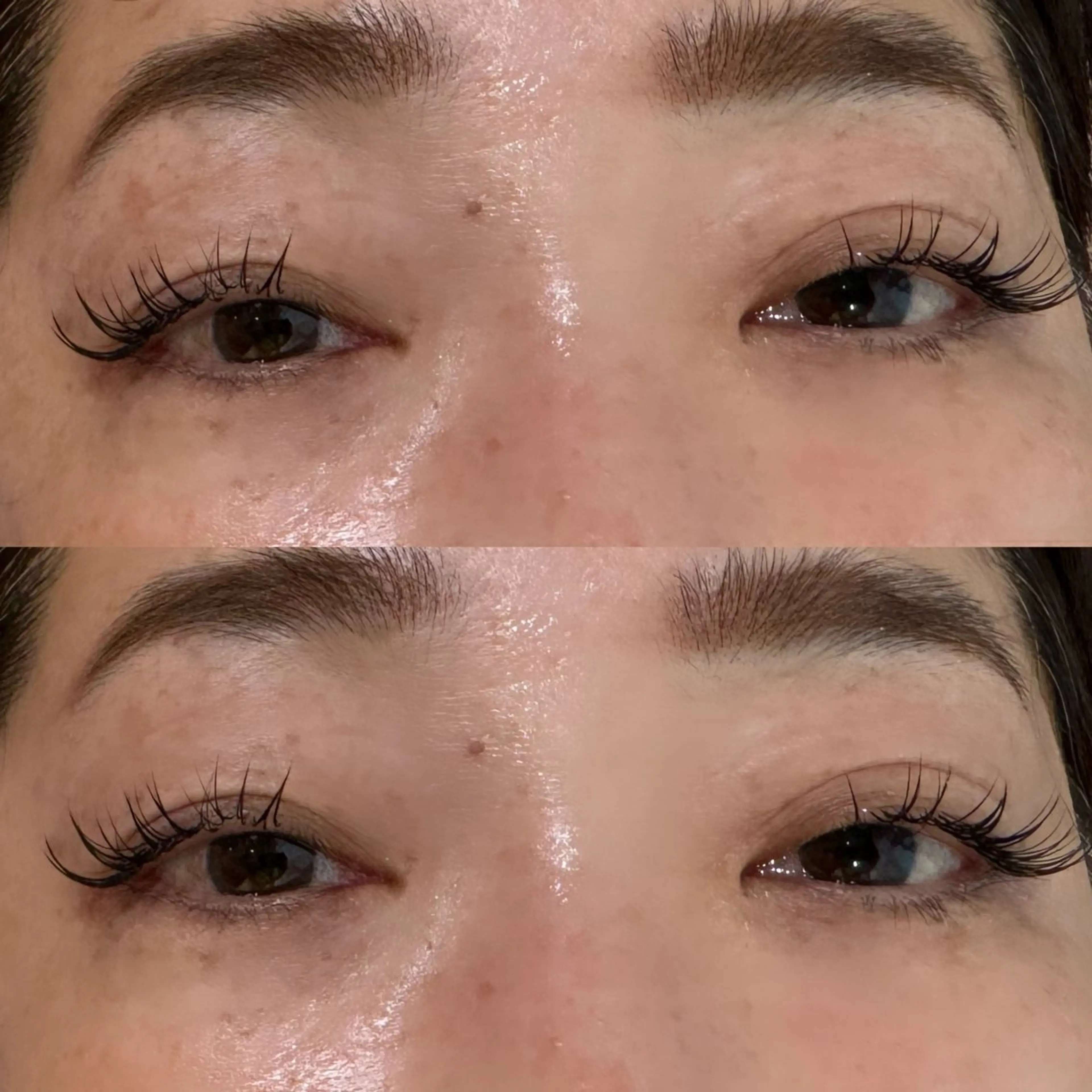 マツエク・マツパ Cカール セクシー レイヤー/顔周り/透 明感カラー/うる艶のヘアスタイル