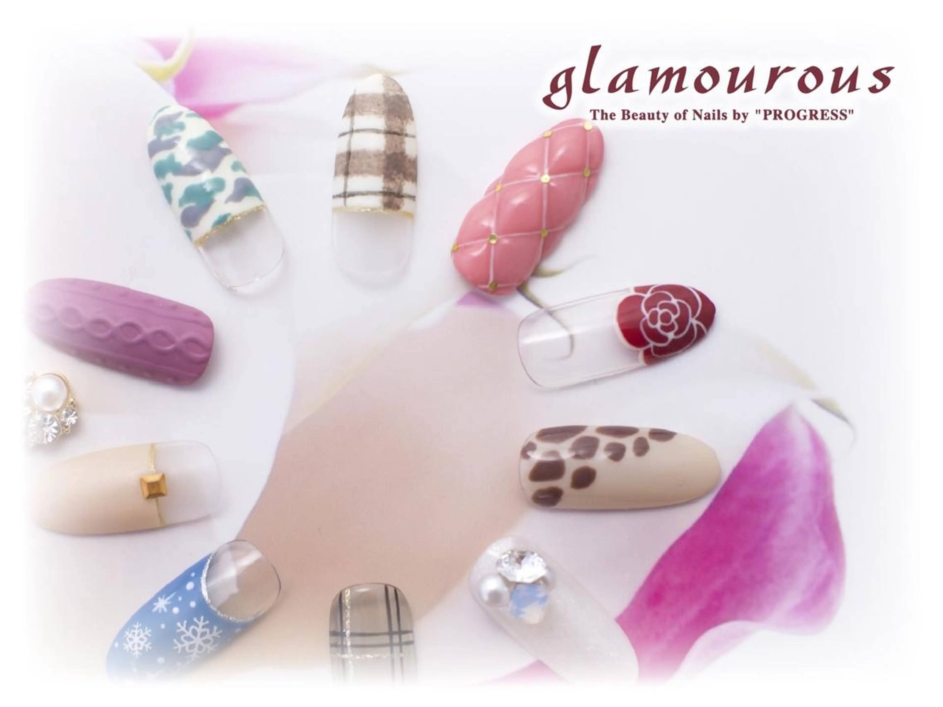 ネイル グラマラス ／アンジェアイのマツエク・マツパデザイン