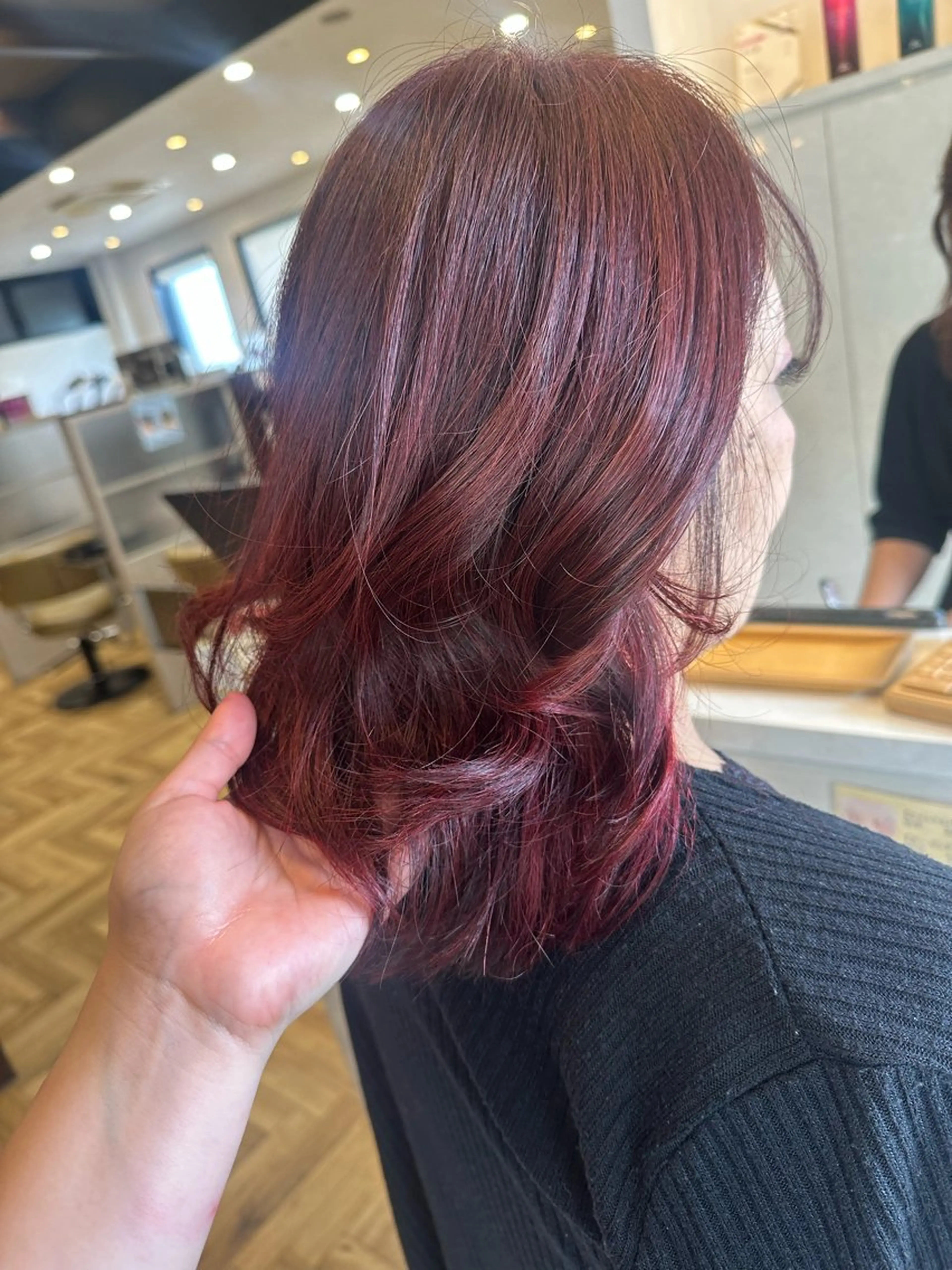 ミディアム カット ヘアカラー トリートメント arl 豊田店のヘアスタイル