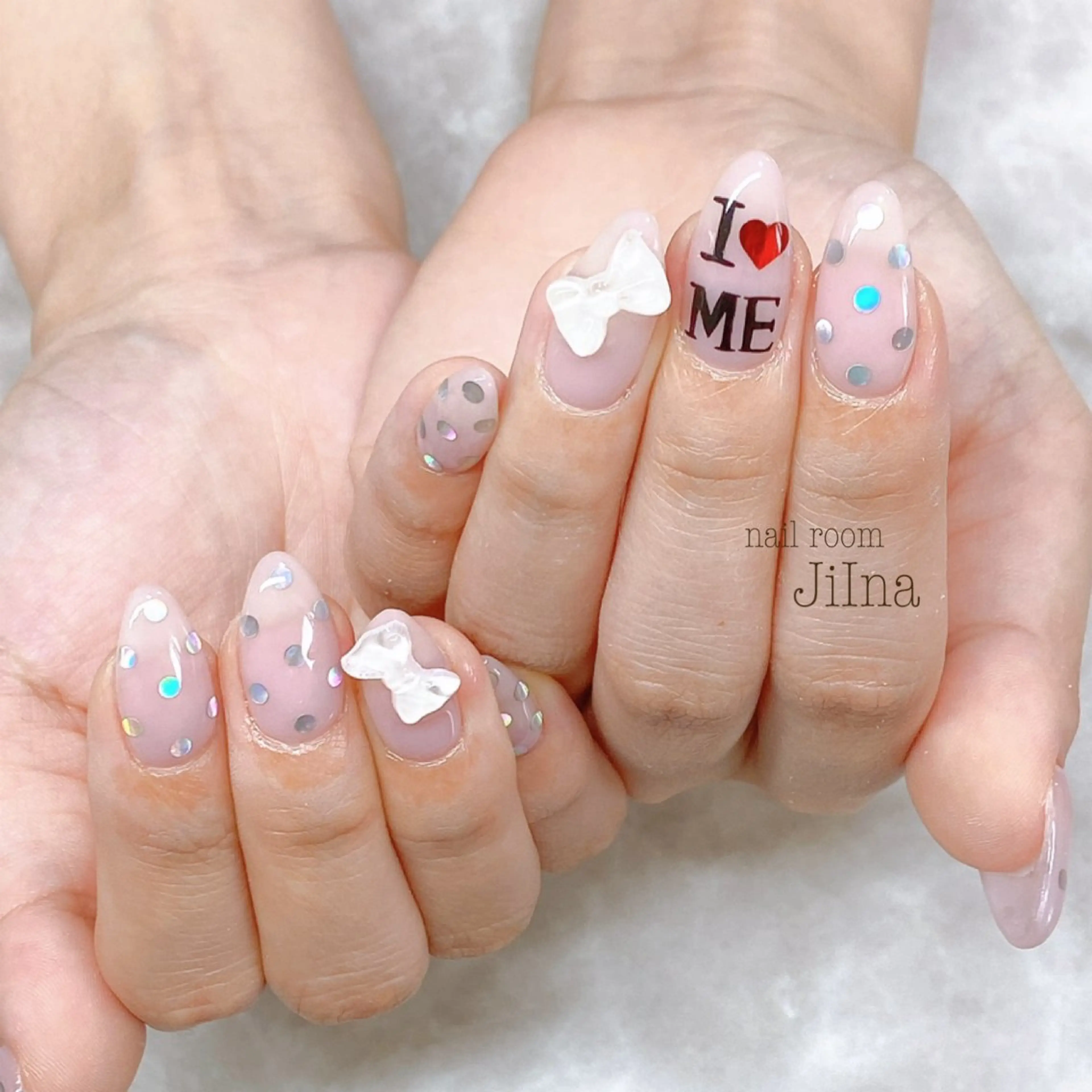 ネイル 持ち込み JiIna nailのネイルデザイン