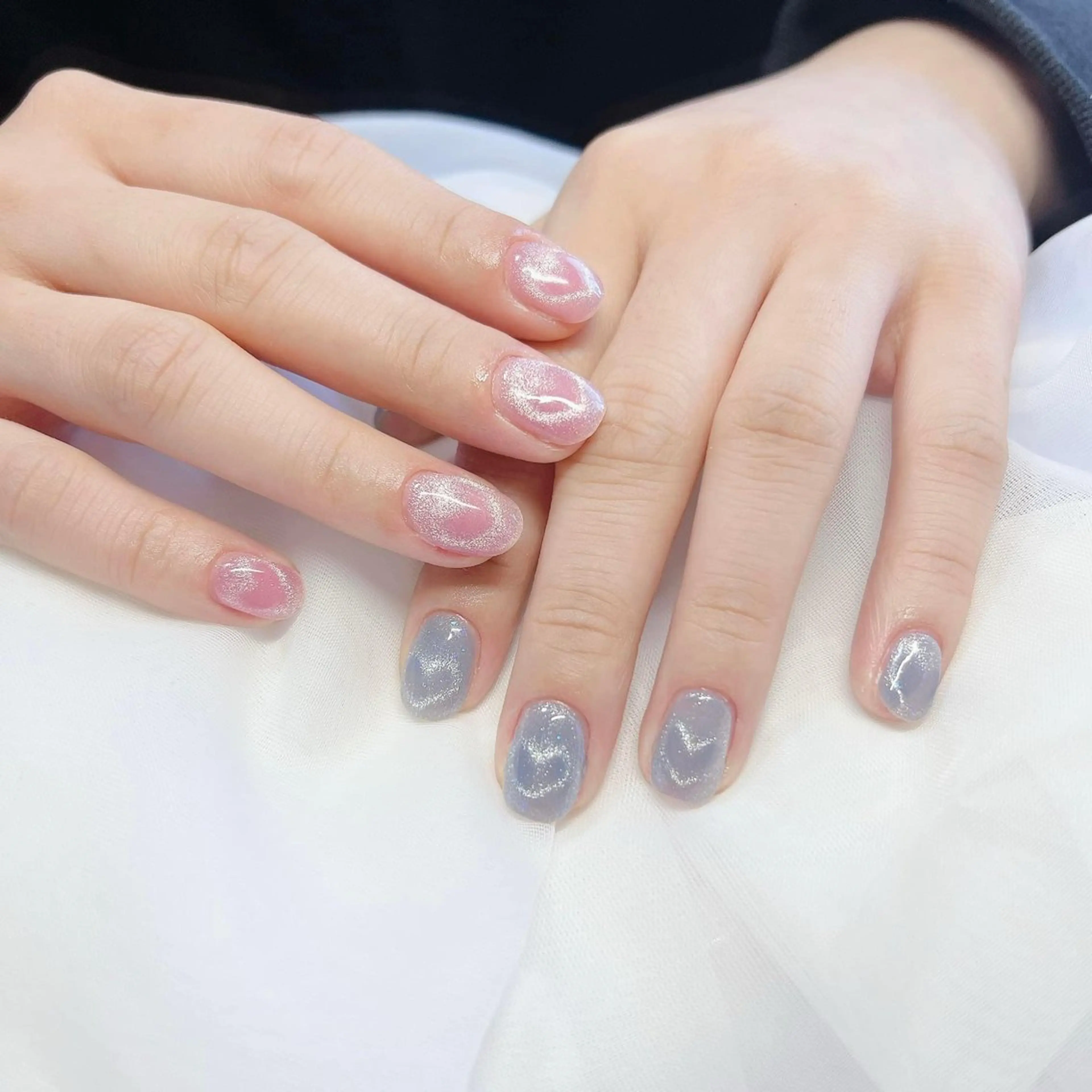 ネイル ハート マグネットネイル Smile Nail Roomのネイルデザイン