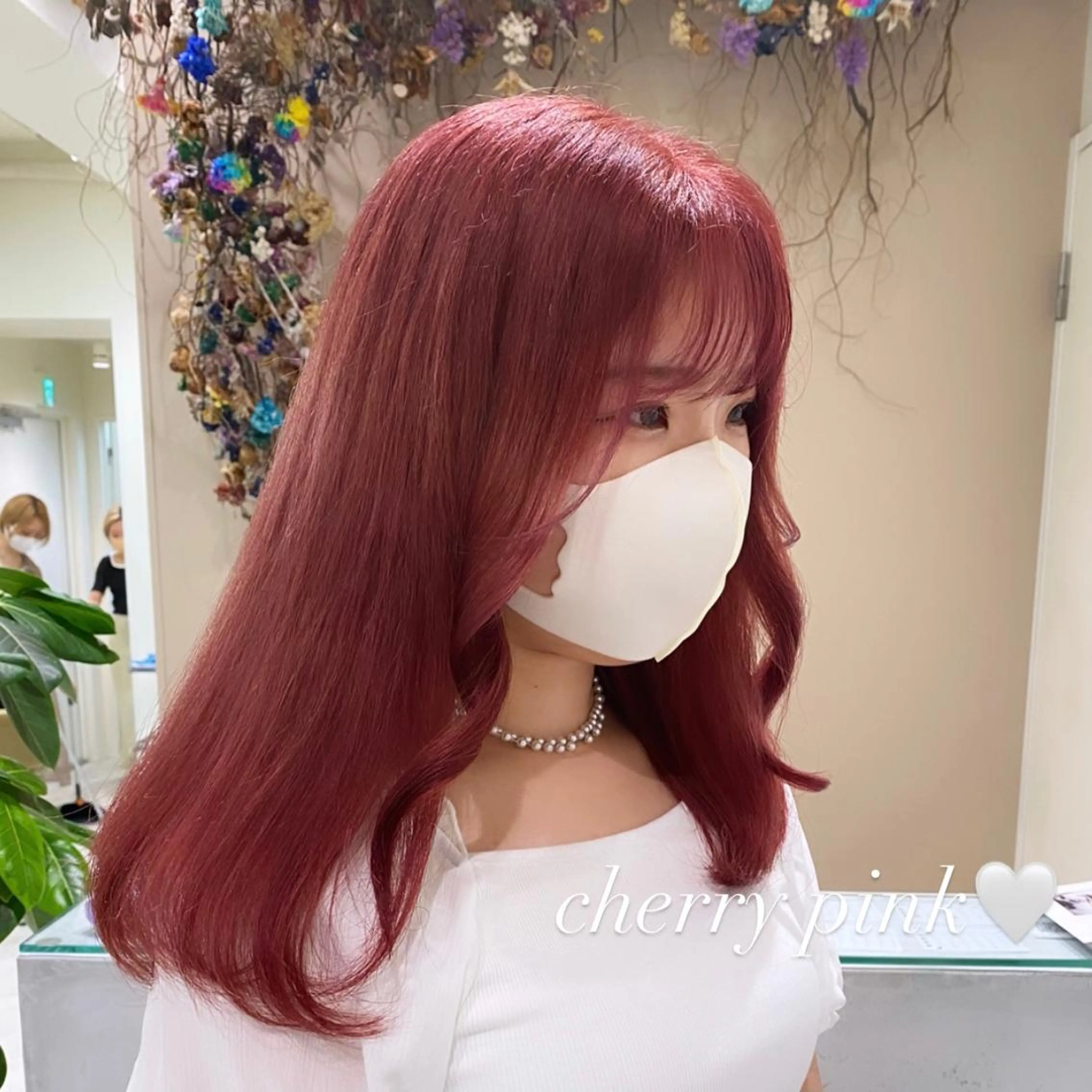 セミロング カラー 韓国風ヘア ブリーチなしWカラー 🎀韓国ヘア/amiのヘアスタイル