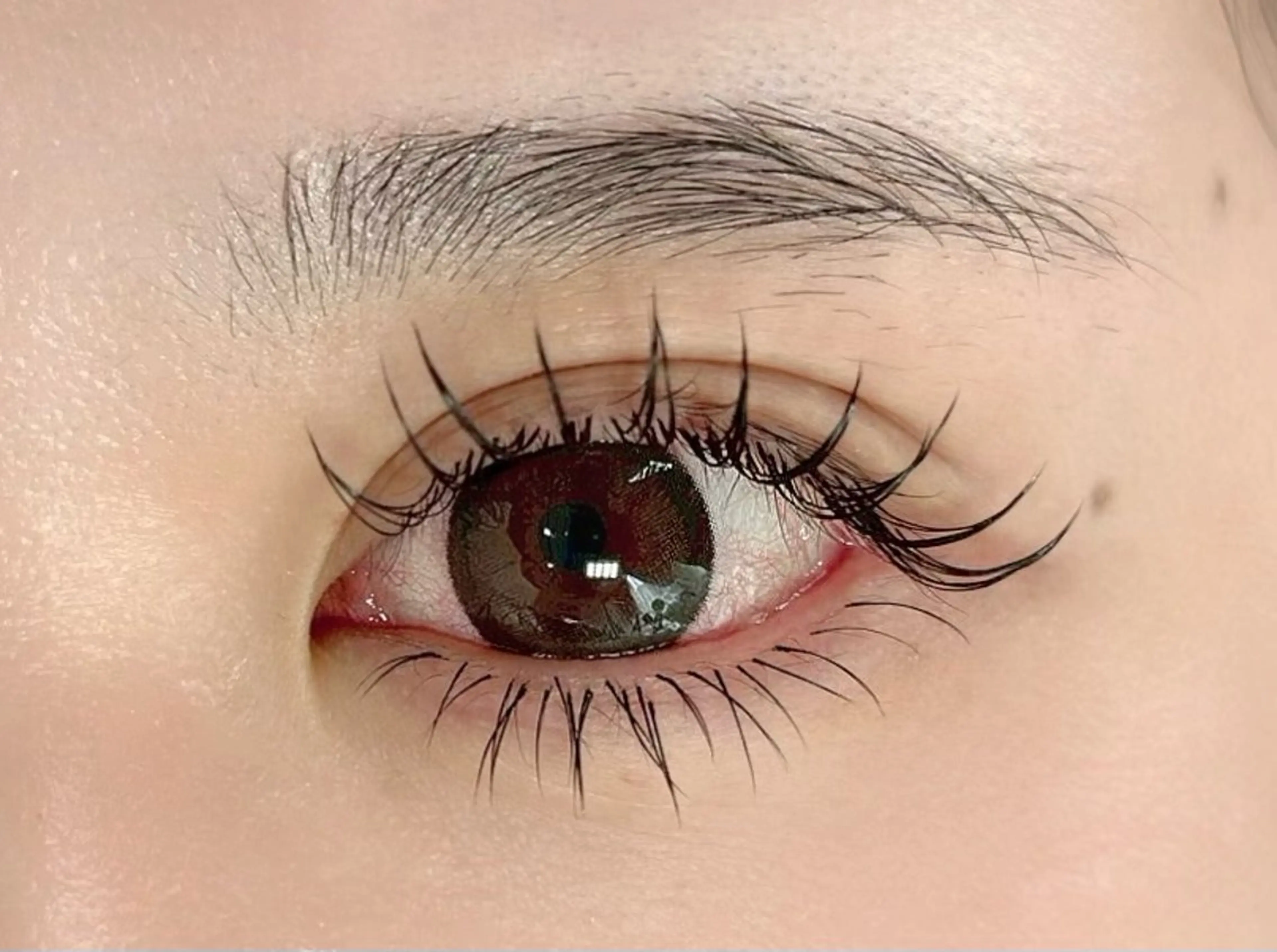 上下似合わせマツエク🤍上100本/下40本の写真