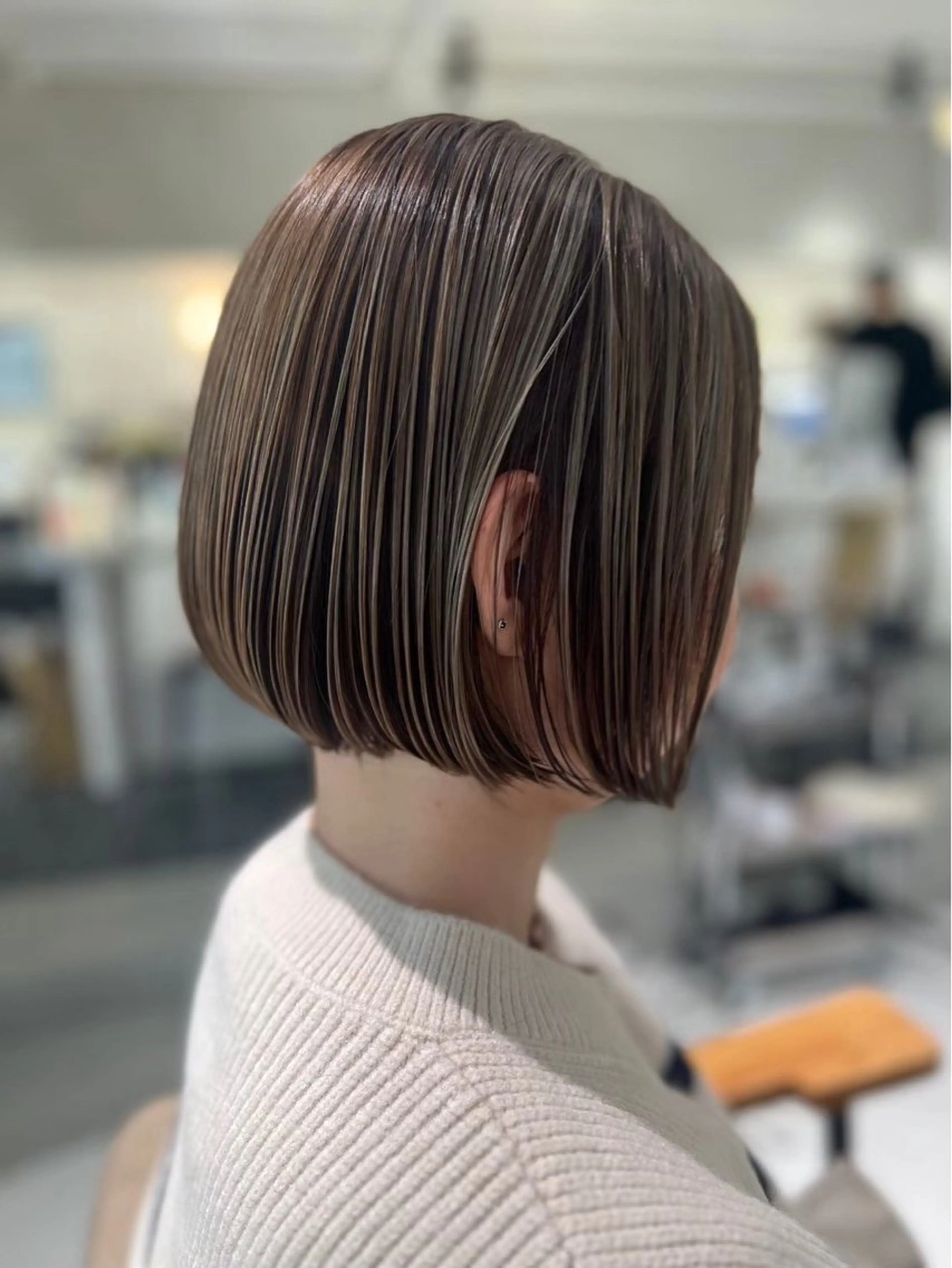 前髪インナーカラーの写真