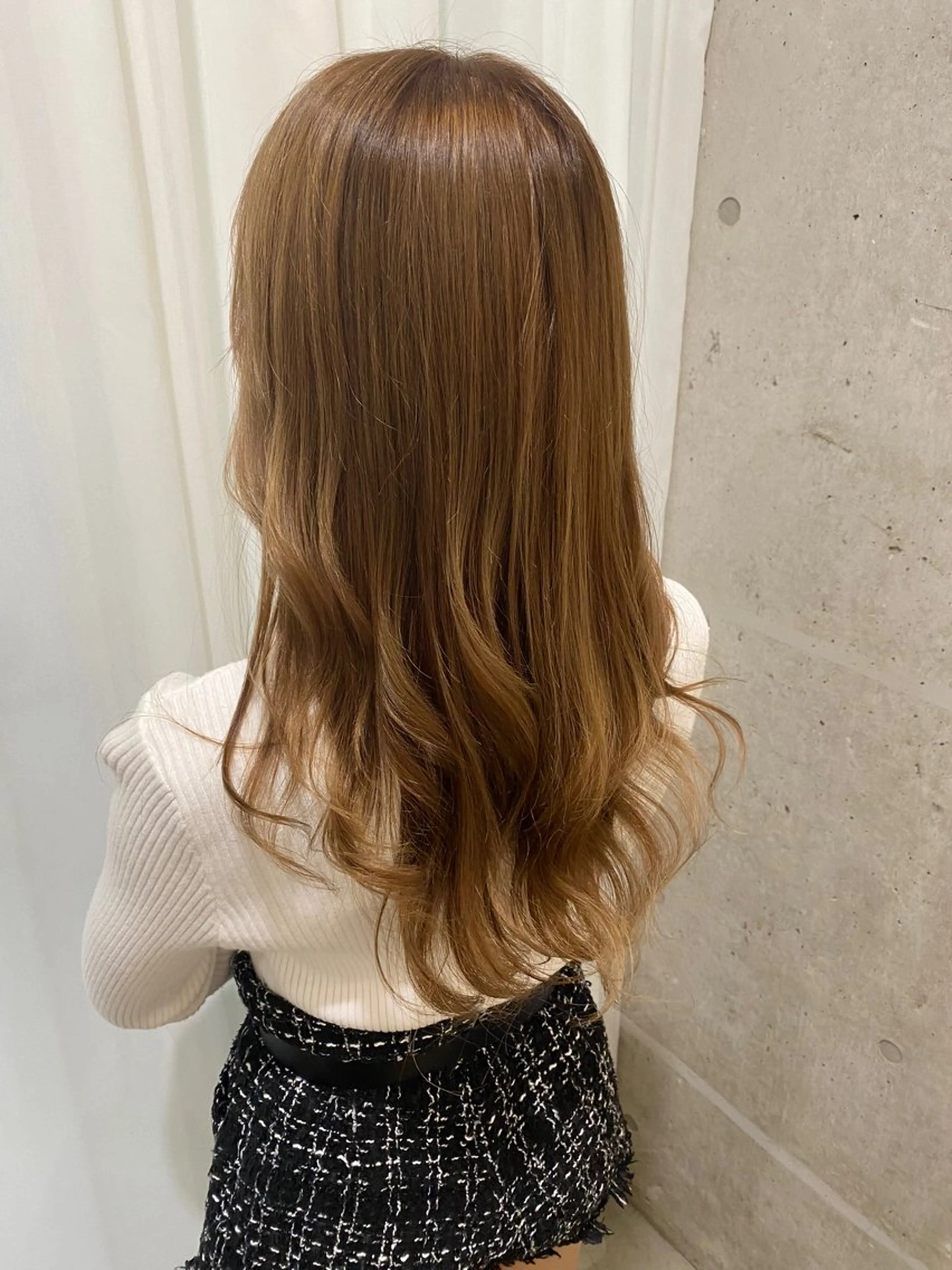 セミロング カラー トリートメント 田中 アキオのヘアスタイル