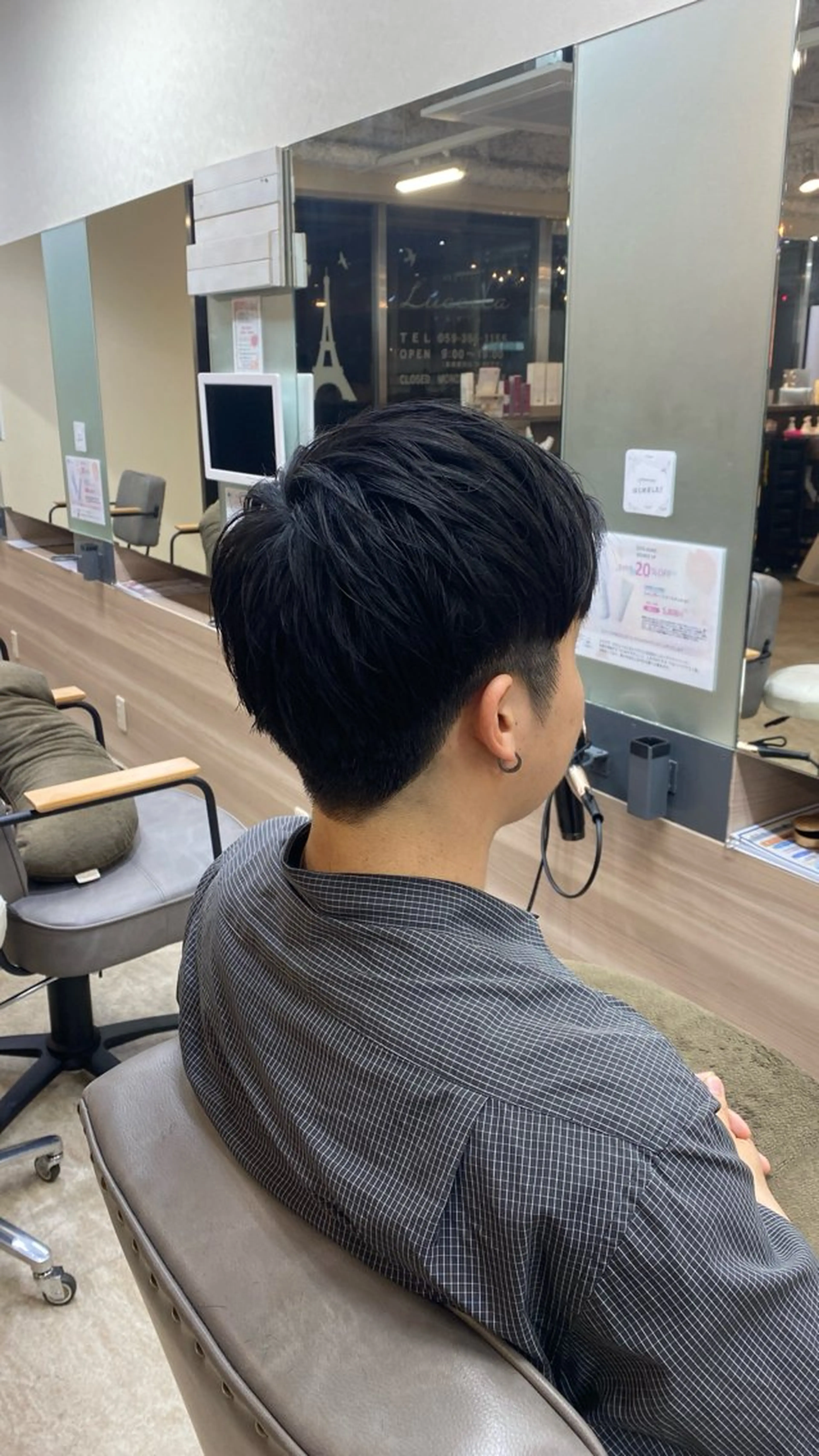 メンズ rina/ レディースカットのヘアスタイル