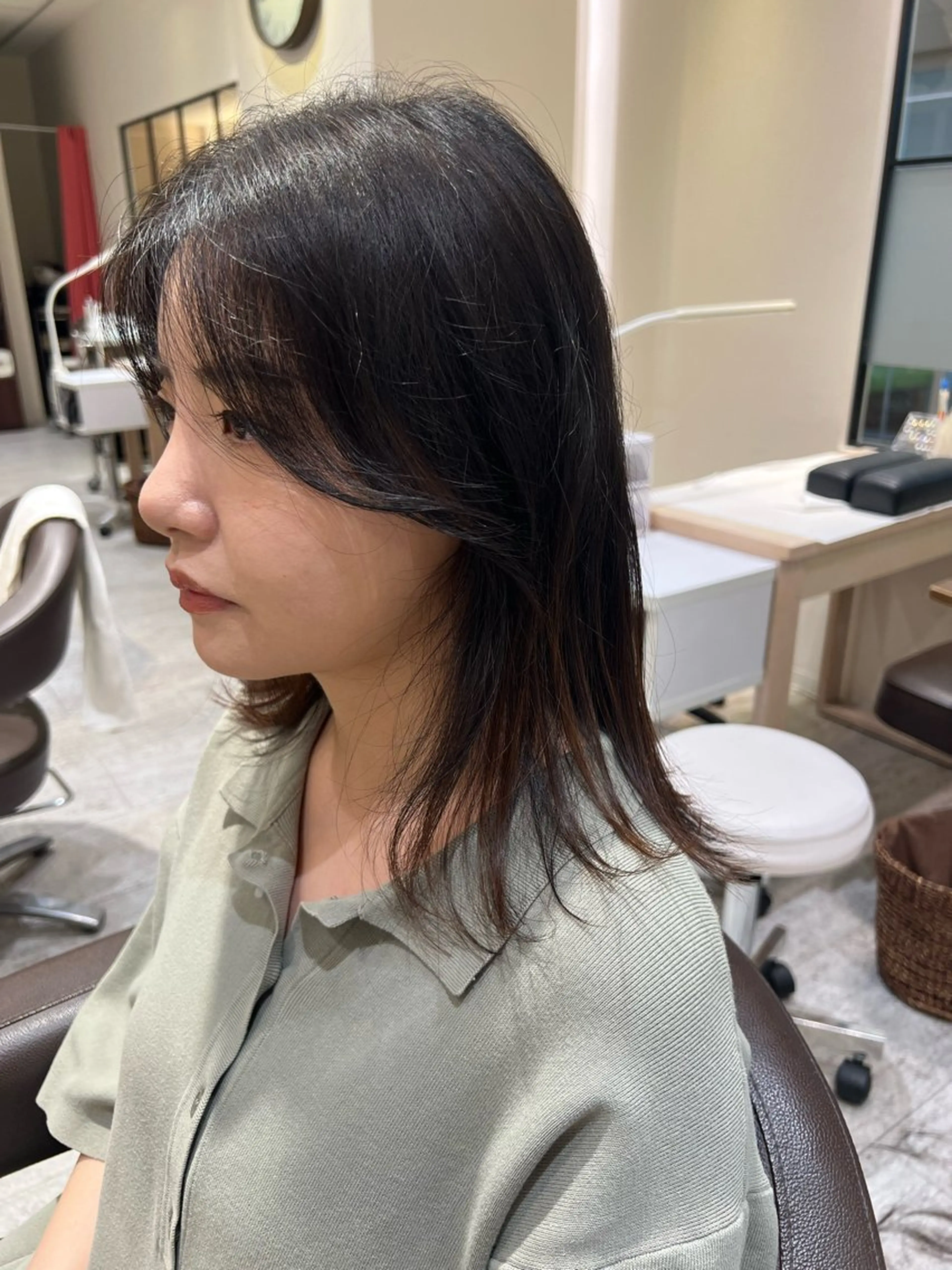 ミディアム CLALA JAPAN Kameido所属・レイヤー/似合わせ カット横川夕華🫧のヘアスタイル