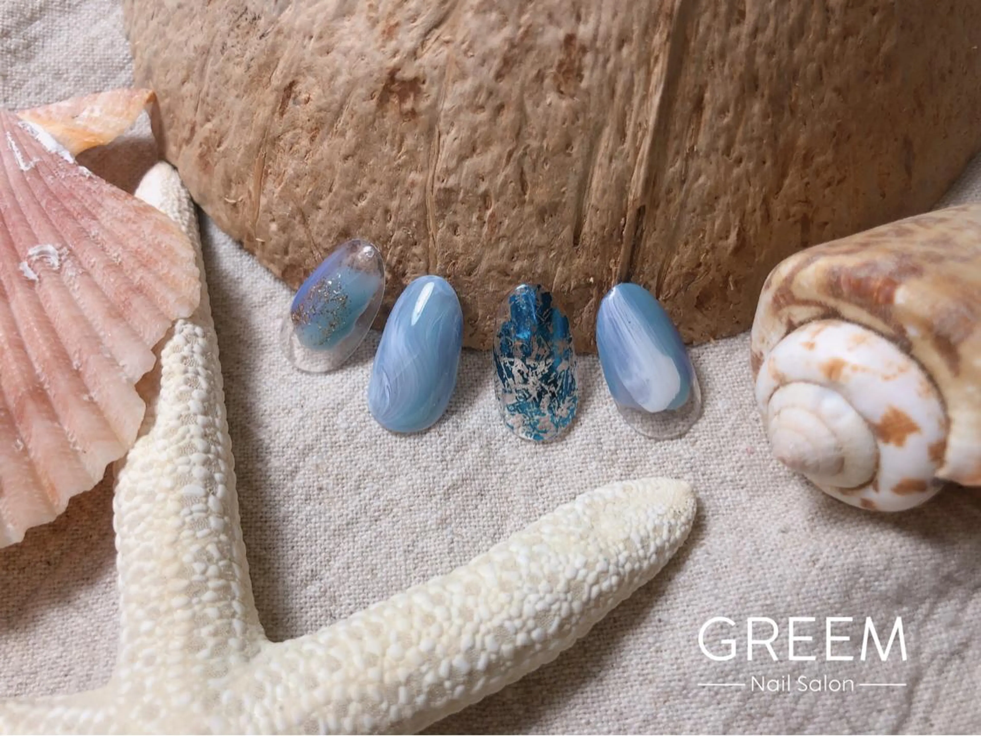 ネイル アートネイル ニュアンスネイル GREEM グリームのネイルデザイン