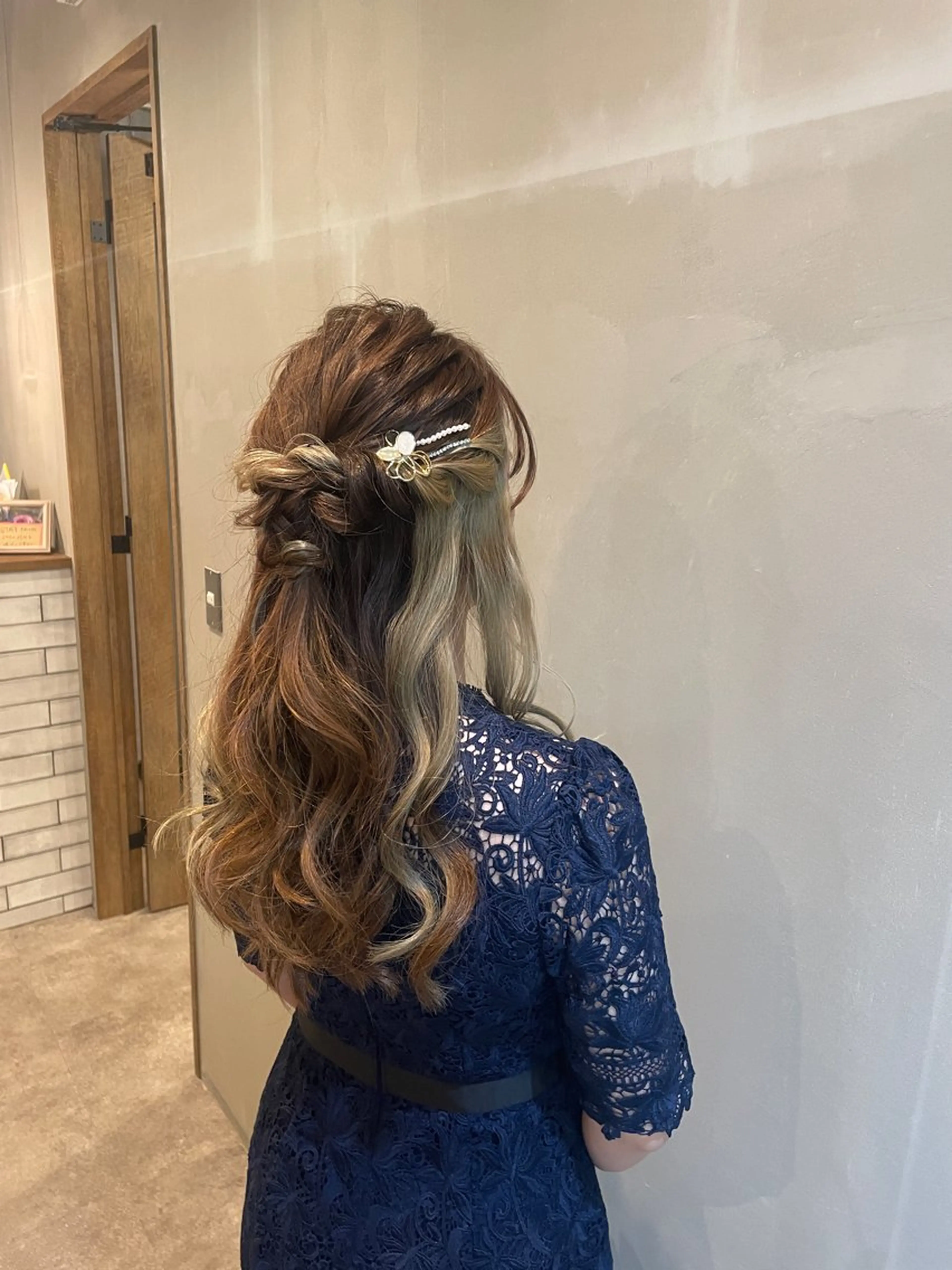 ロング ヘアアレンジ ヘアセット ヤマナカ エリカのヘアスタイル