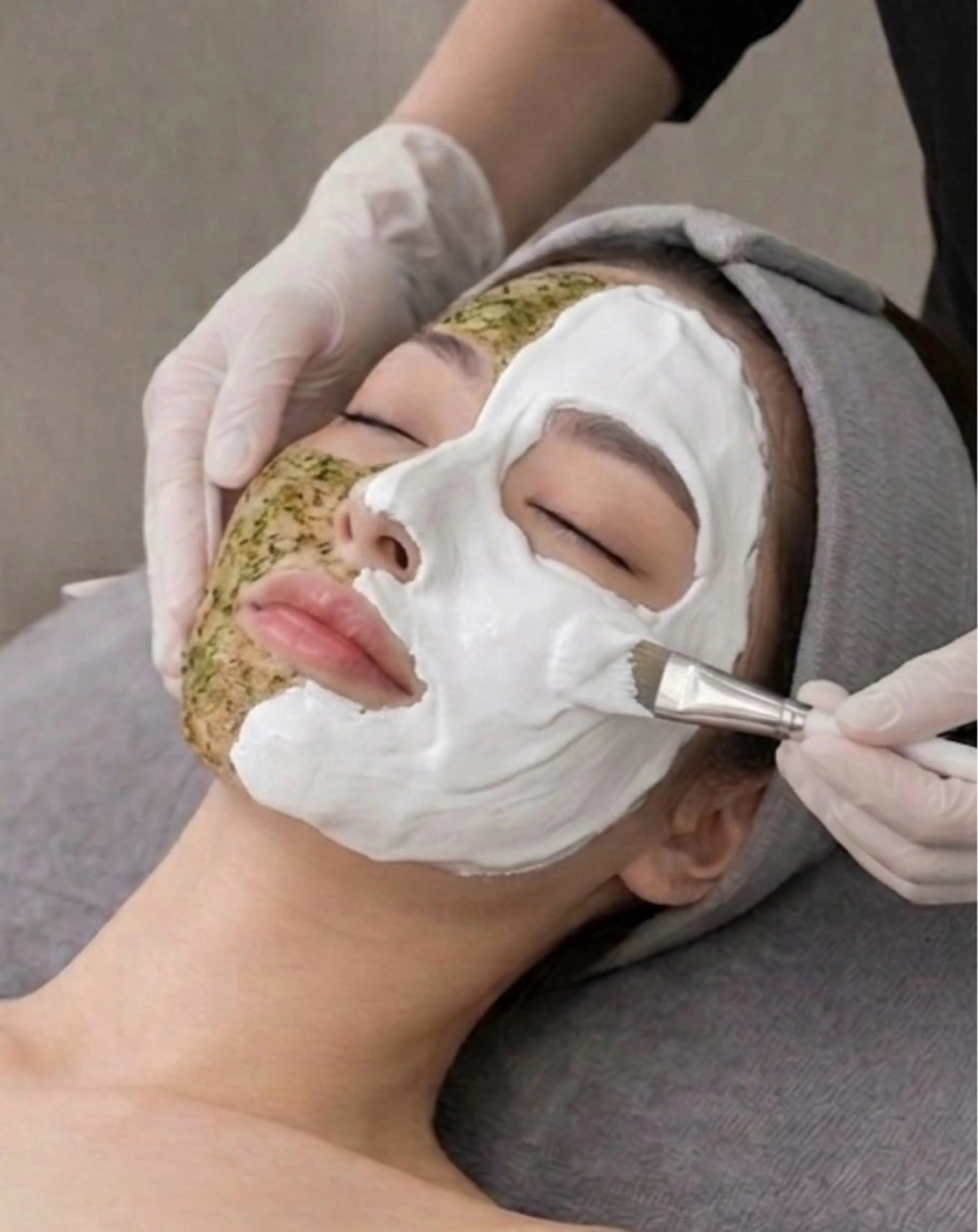 【open記念|4/20~30限定】ベーシックハーブピーリング剥離なし/モデリングパック付きの写真